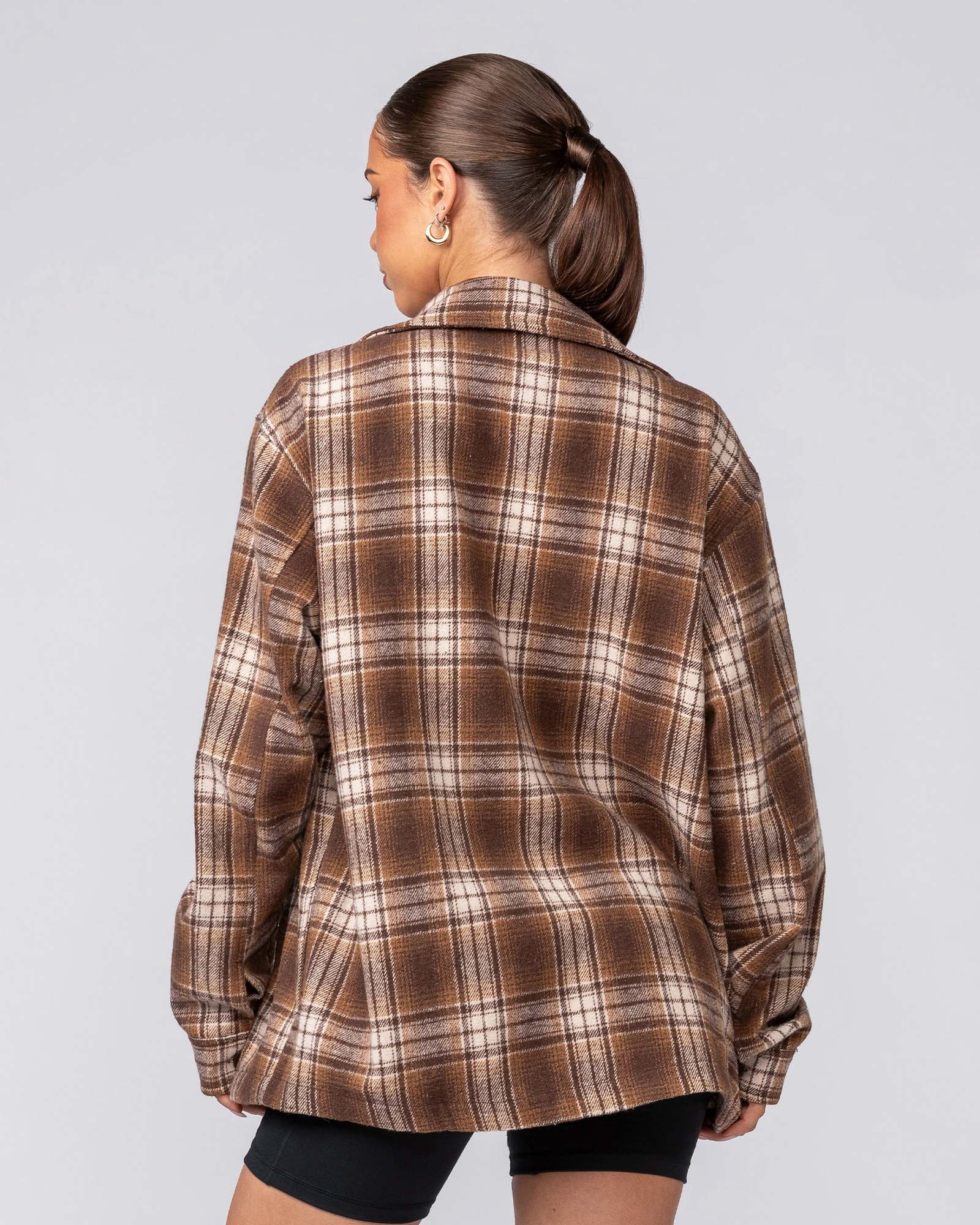 Oversized Shacket - Plaid