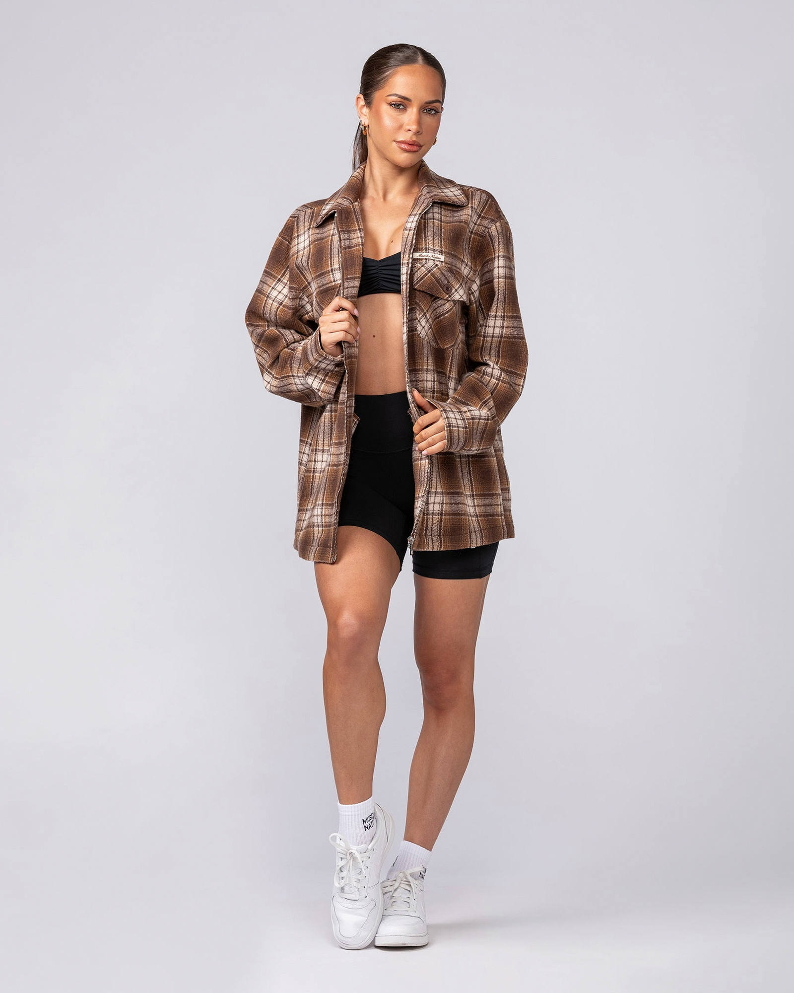 Oversized Shacket - Plaid
