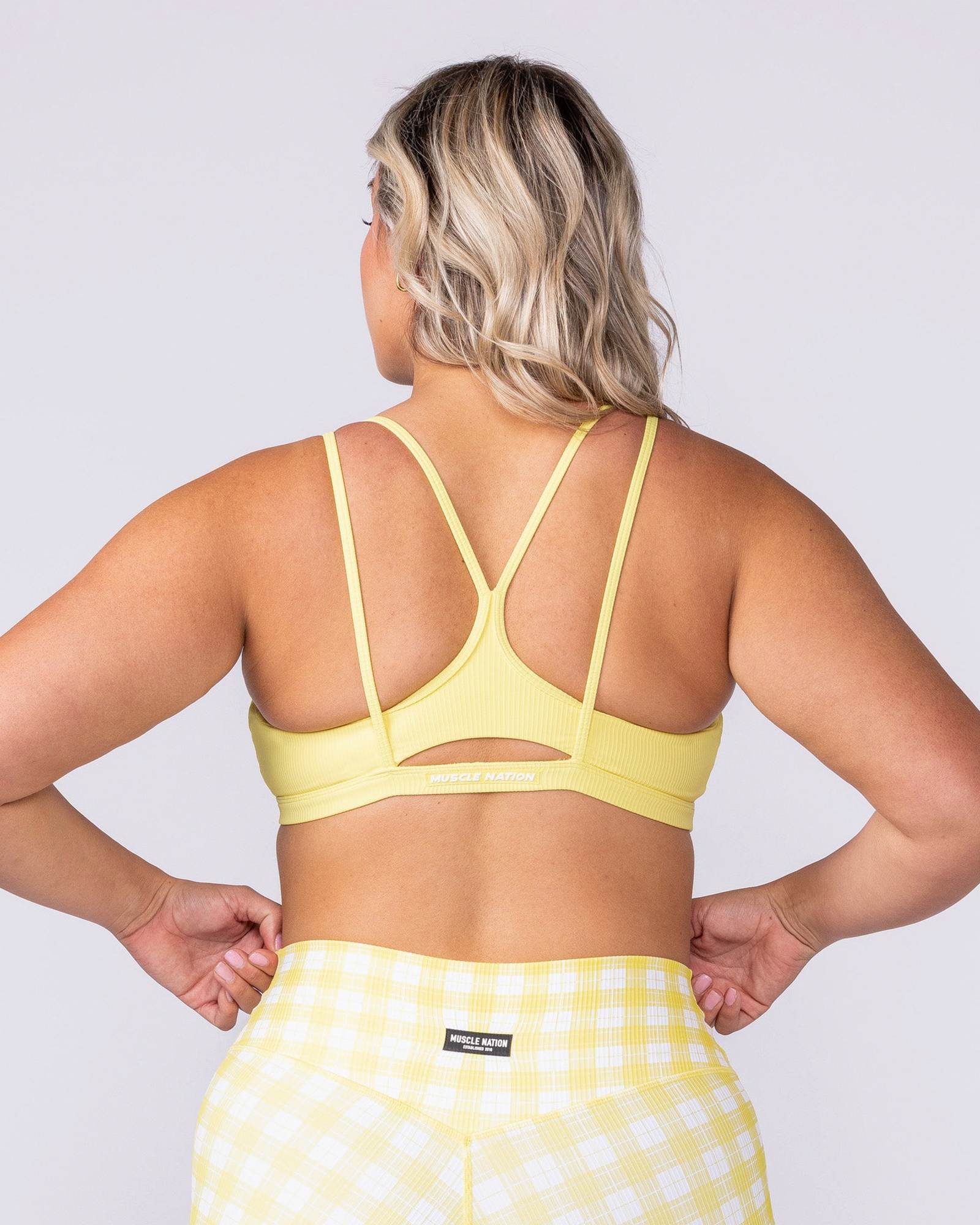 Pace It Rib Bra - Sunshine