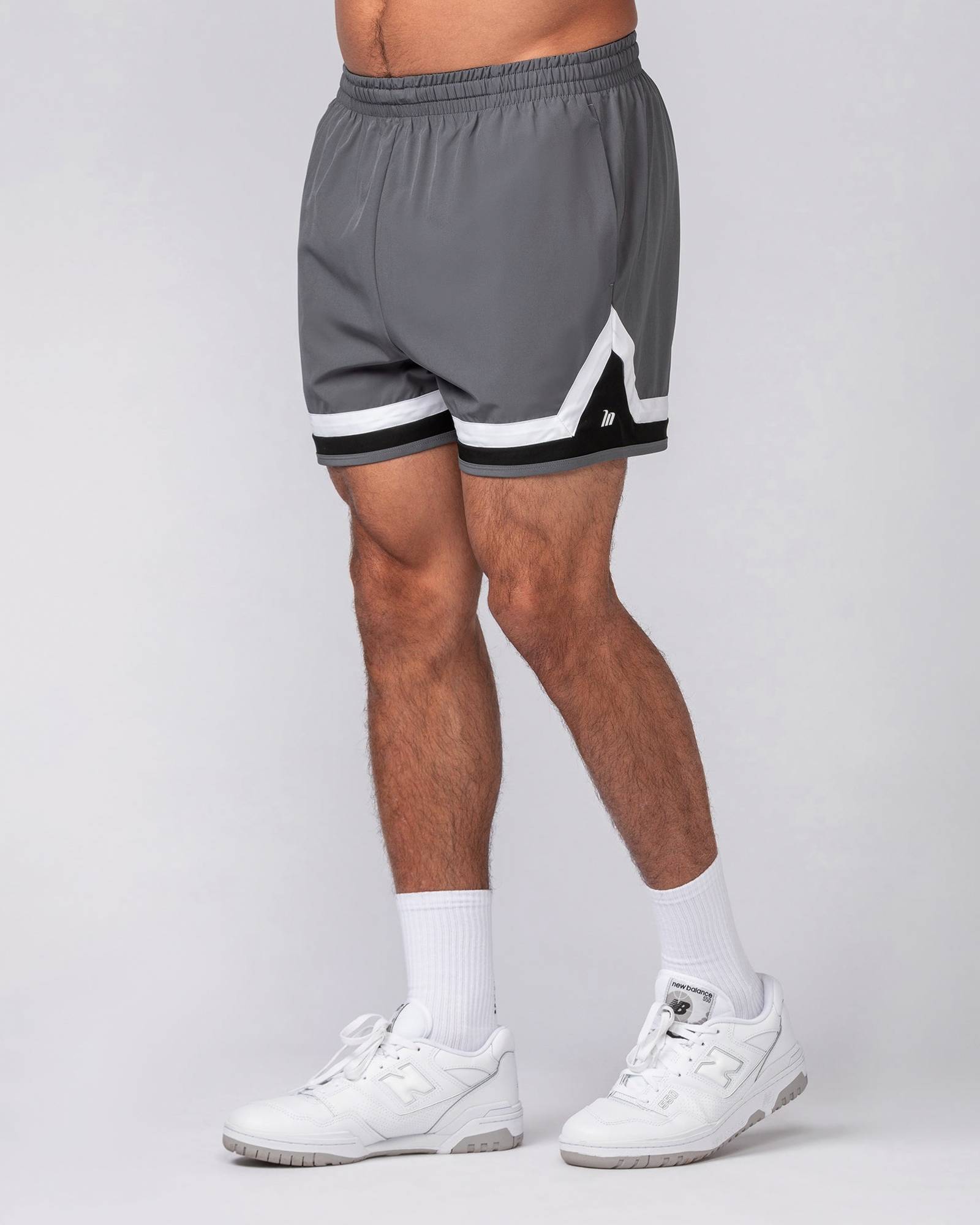 Player 4" Active Shorts - Gunmetal