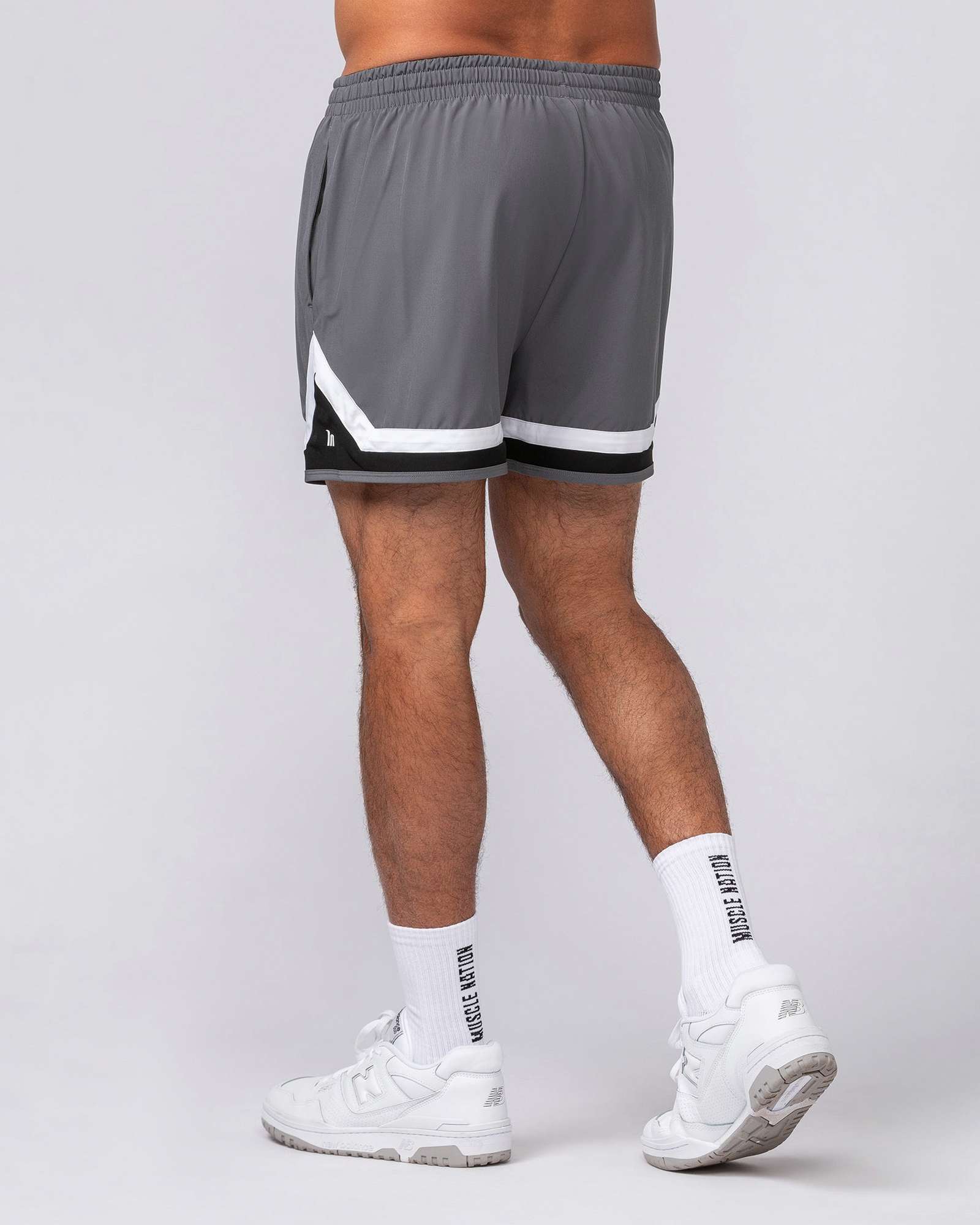 Player 4" Active Shorts - Gunmetal