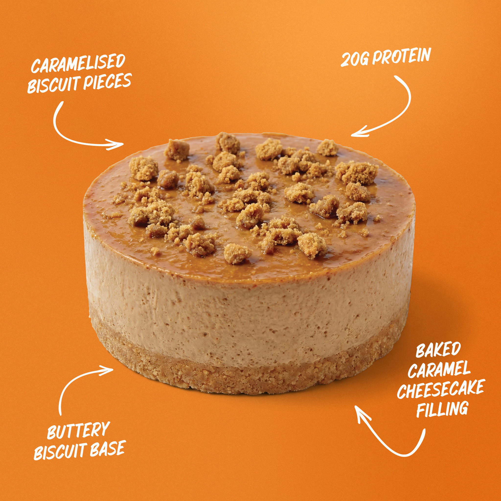 Protein Cheesecake - Caramel Biscuit
