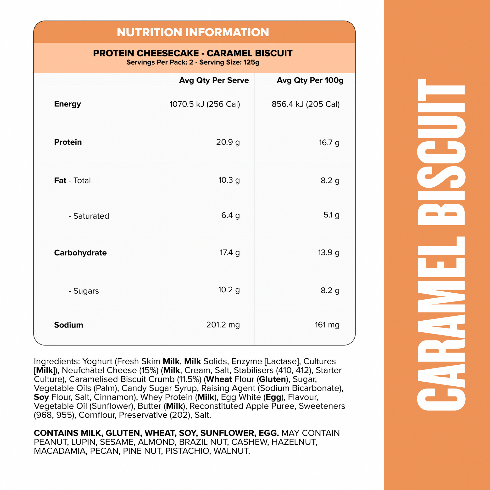Protein Cheesecake - Caramel Biscuit