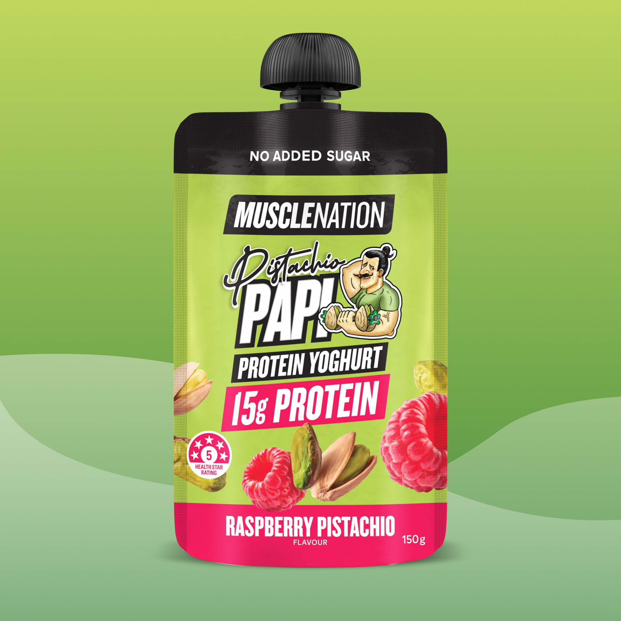 Pistachio Papi - Raspberry Pistachio Pouch