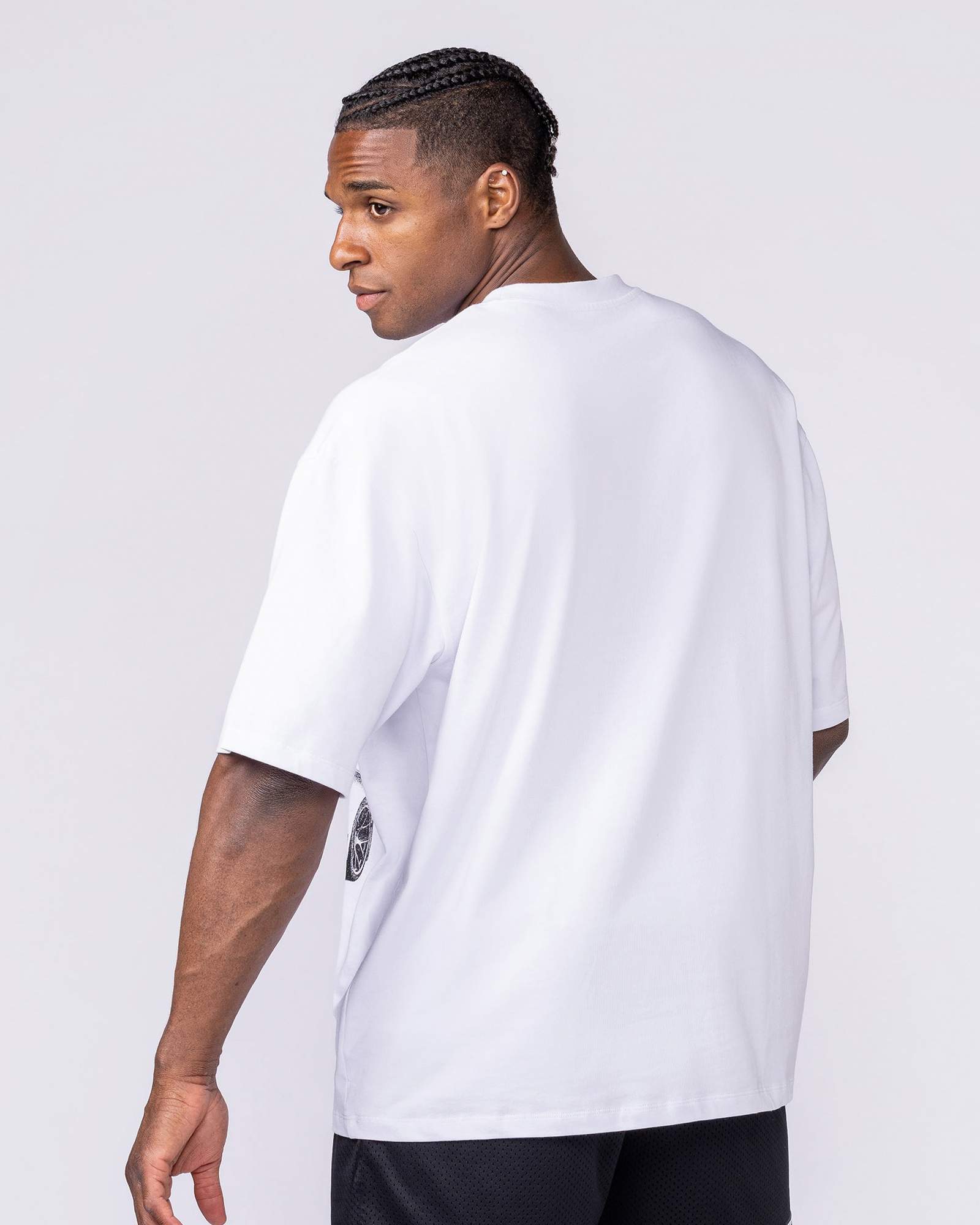Push The Limits Oversized Tee - White