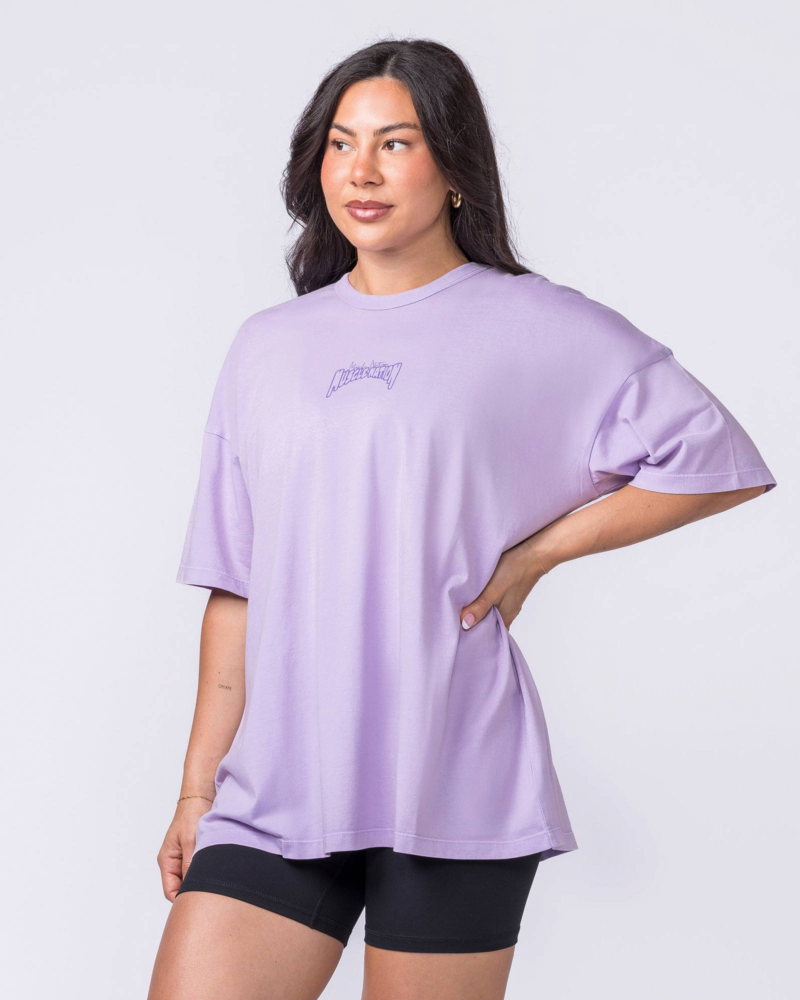 Rated R Oversized Vintage Tee - Washed Lavender