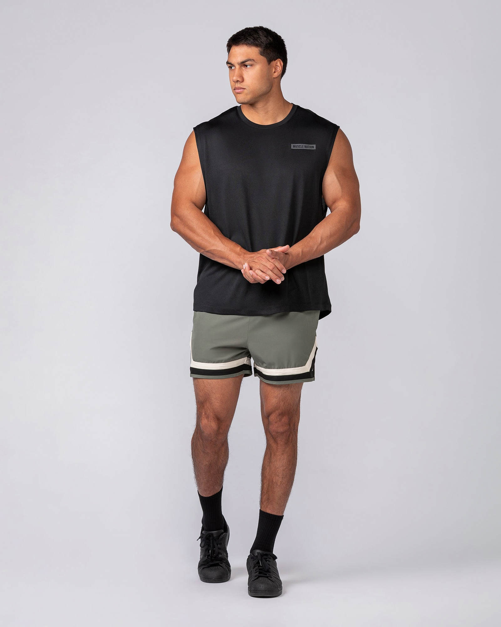 Relaxed Active Tank - Black