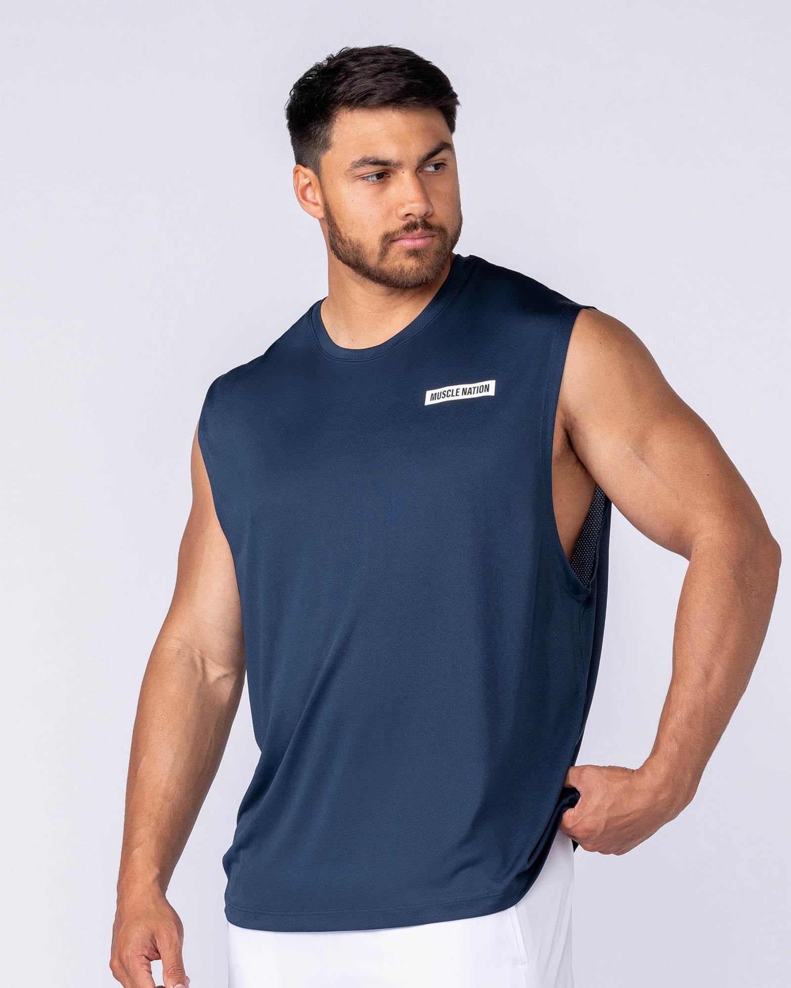 Relaxed Active Tank - Navy
