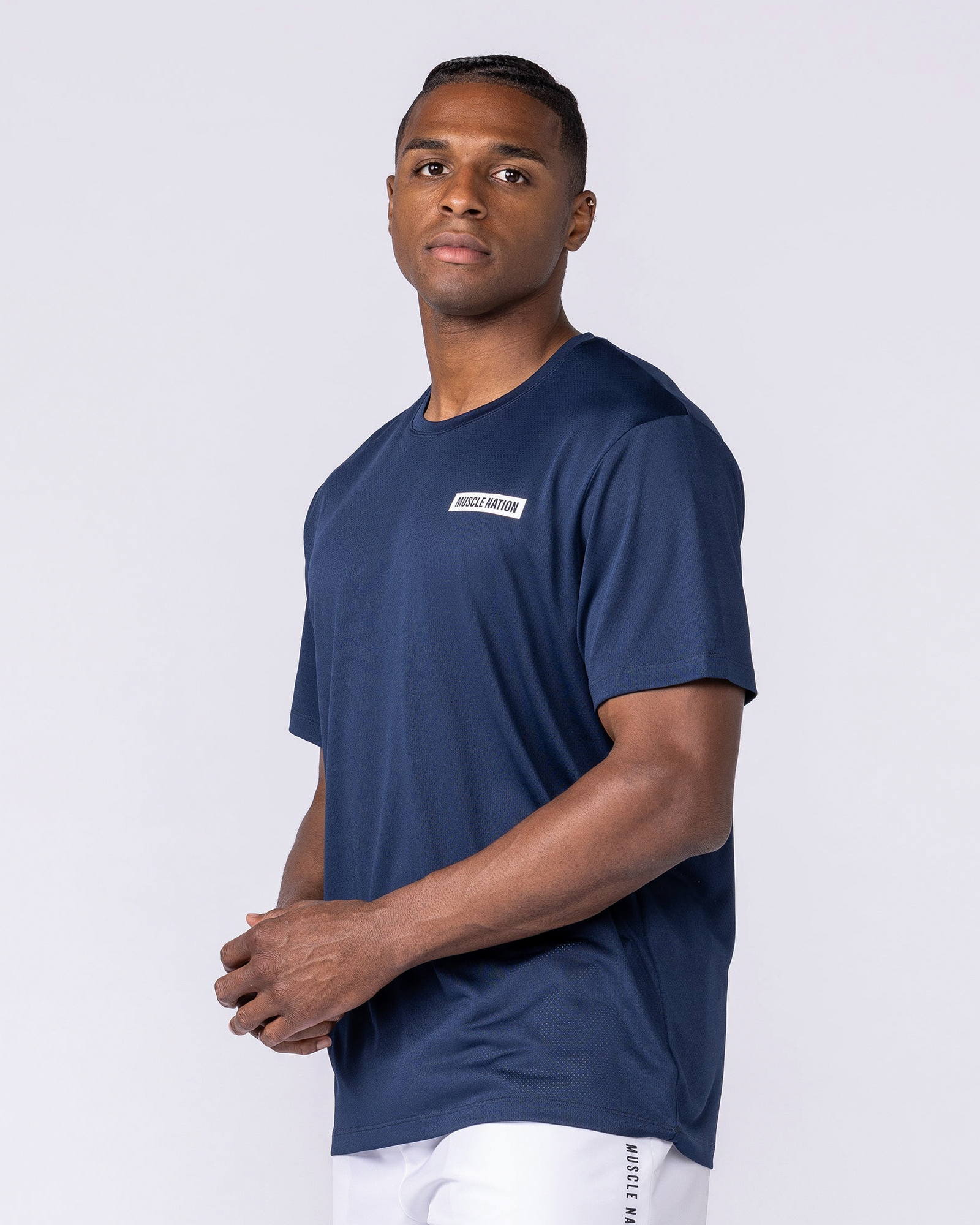 Relaxed Active Tee - Navy