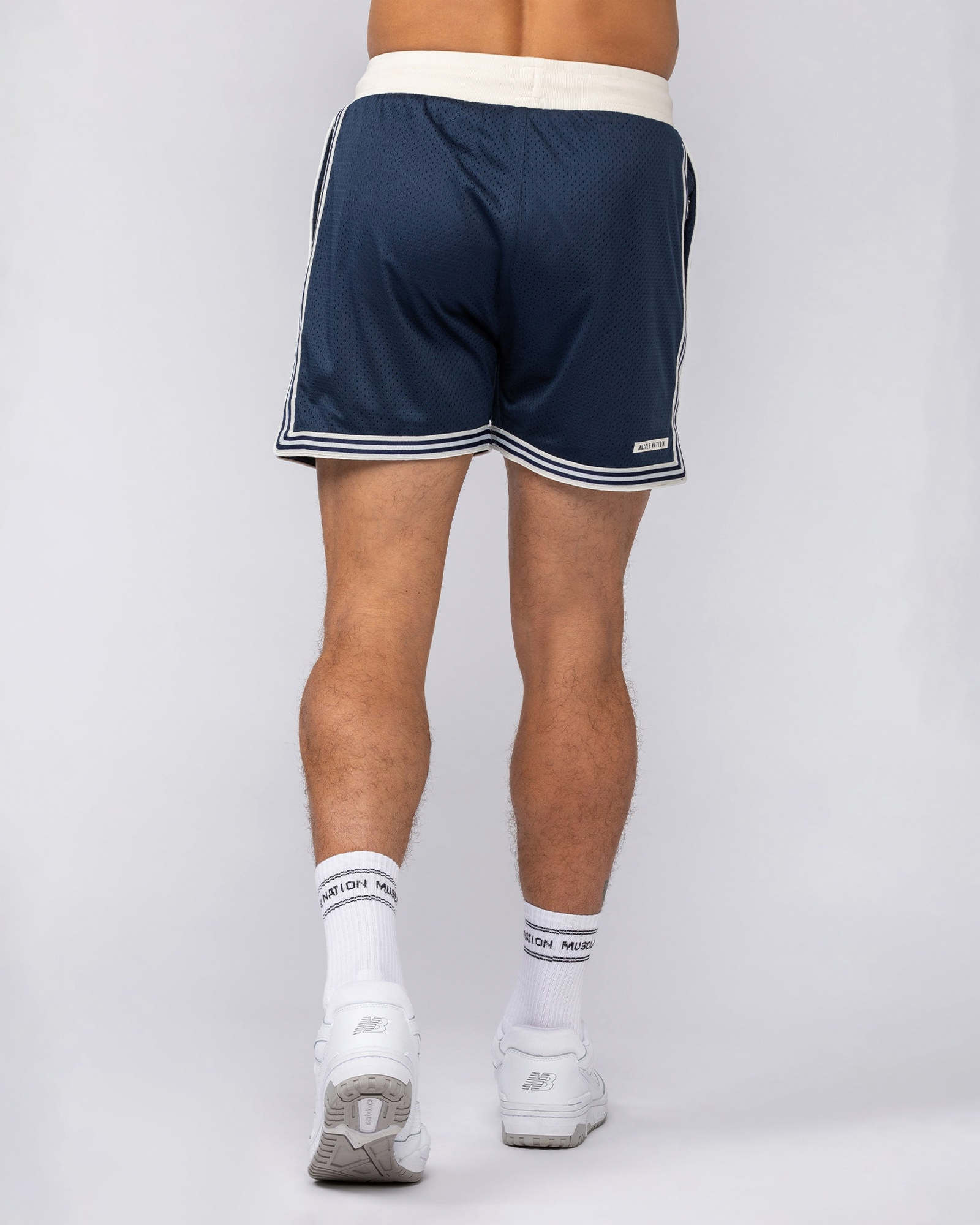 Retro Mesh Training 4" Shorts - Navy