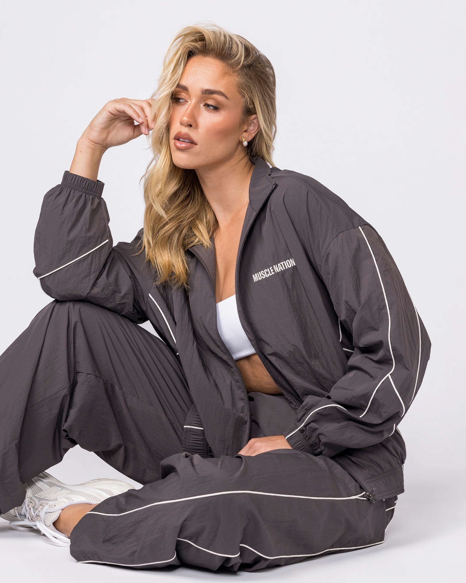 Revival Track Jacket - Slate