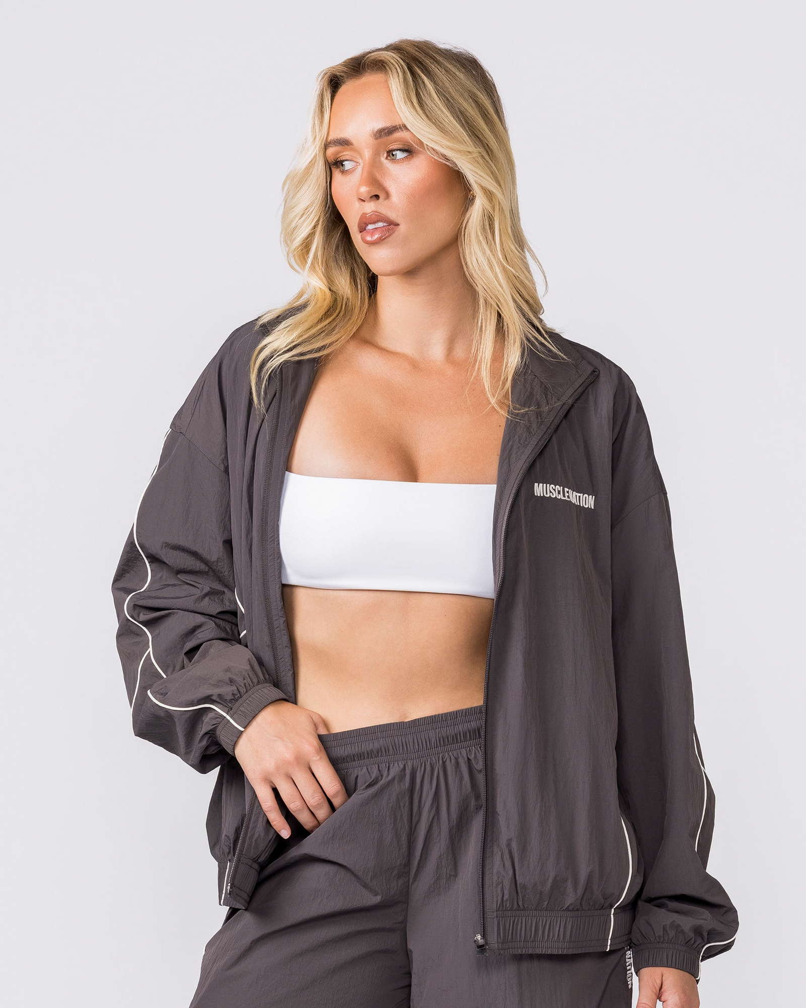 Revival Track Jacket - Slate
