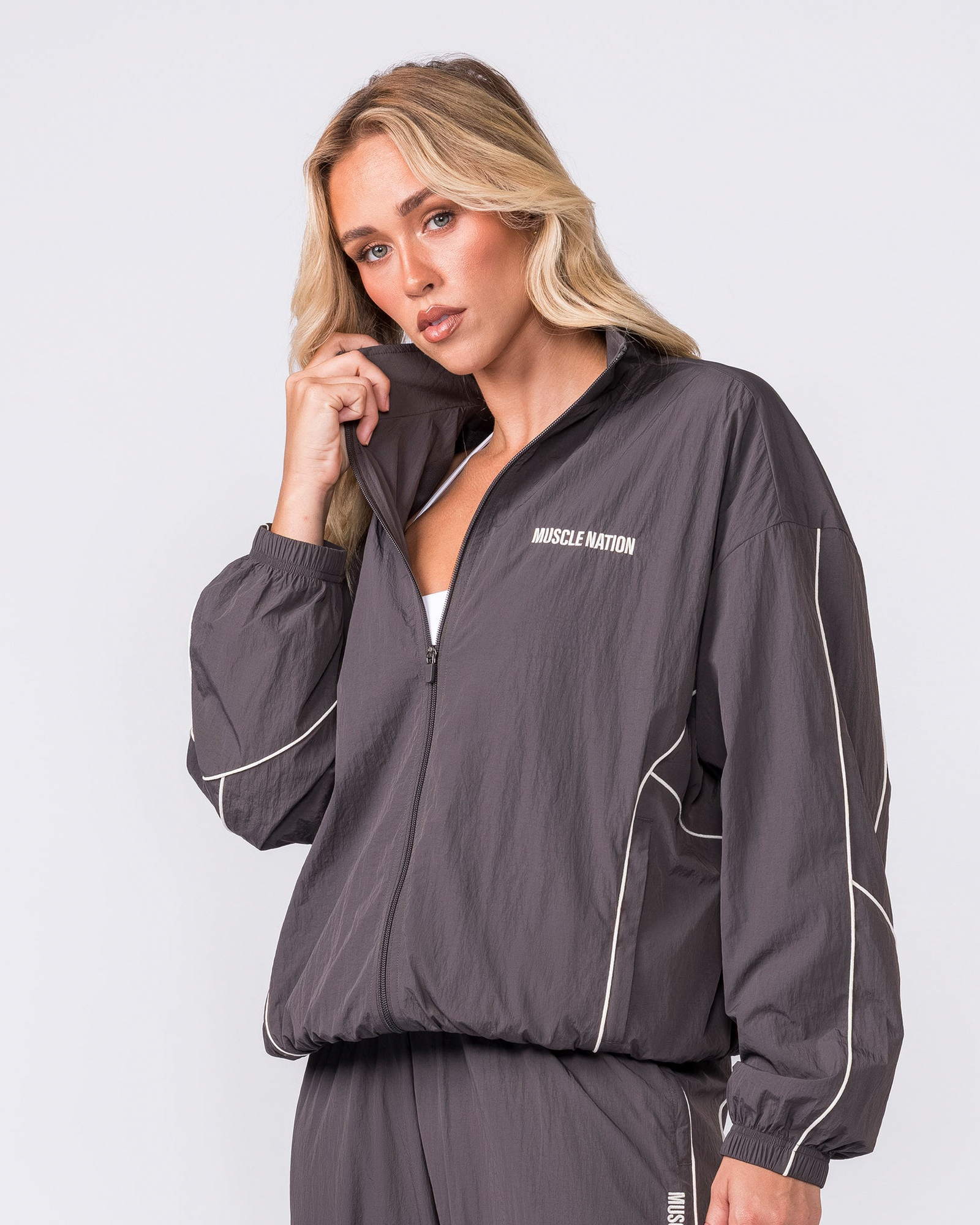 Revival Track Jacket - Slate