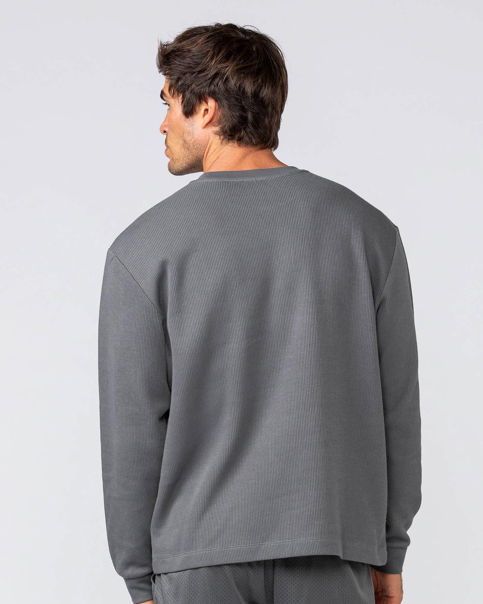 Rib Long Sleeve Tee - Tornado
