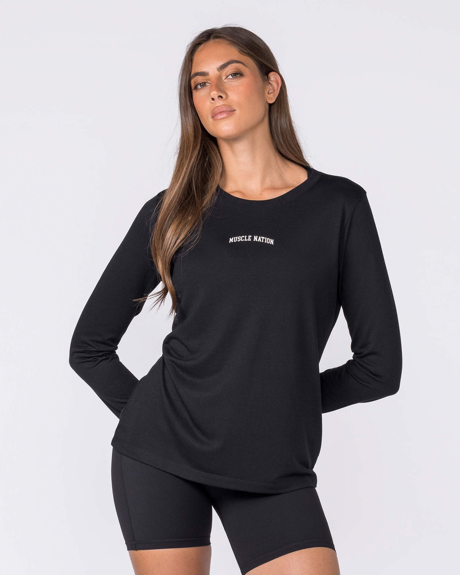 Routine Long Sleeve Top - Black