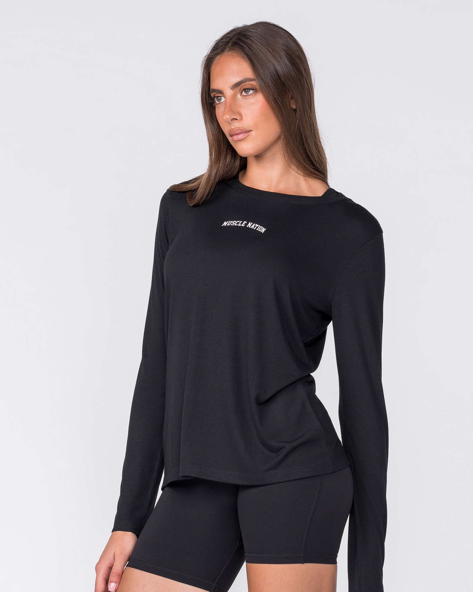 Routine Long Sleeve Top - Black