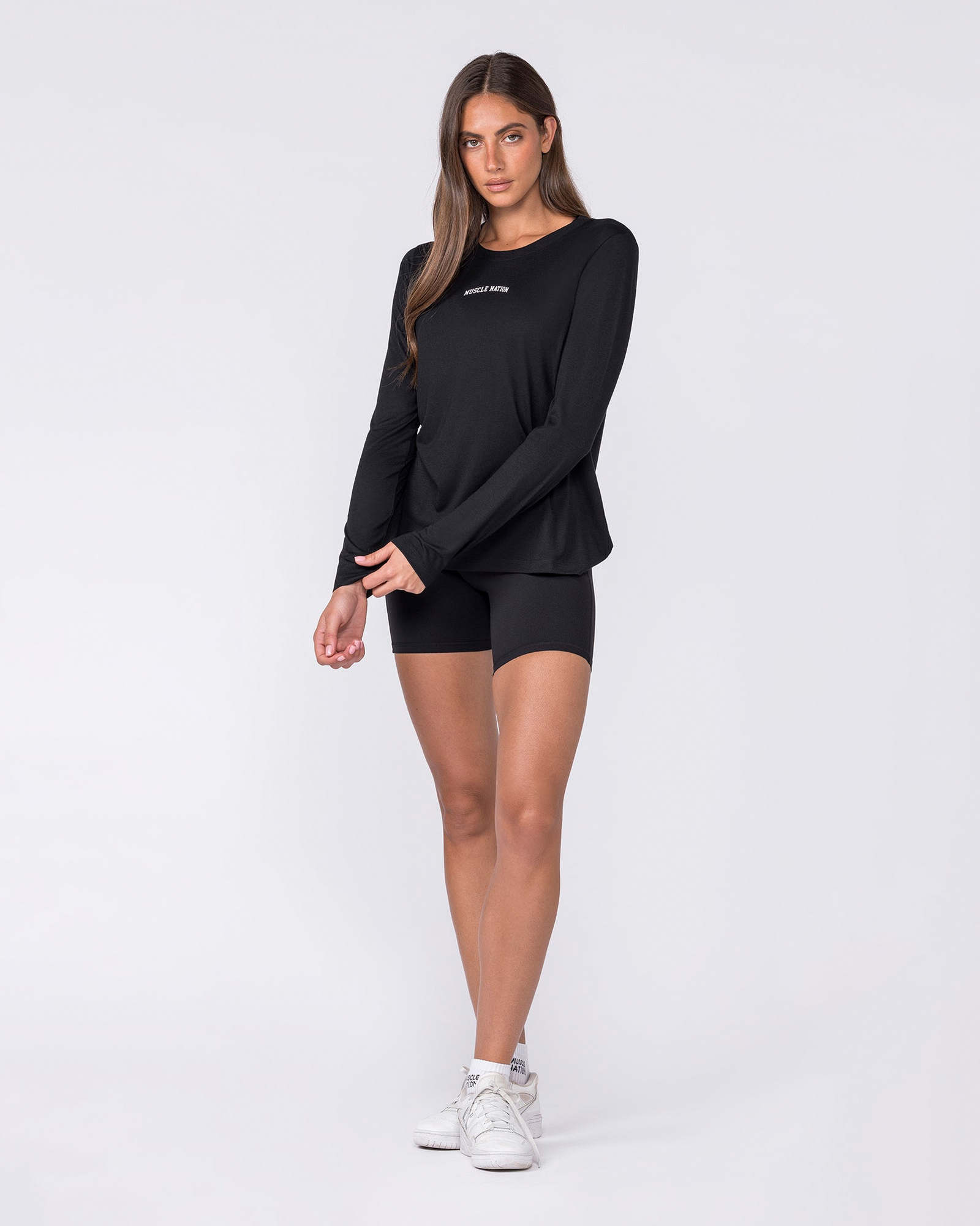 Routine Long Sleeve Top - Black