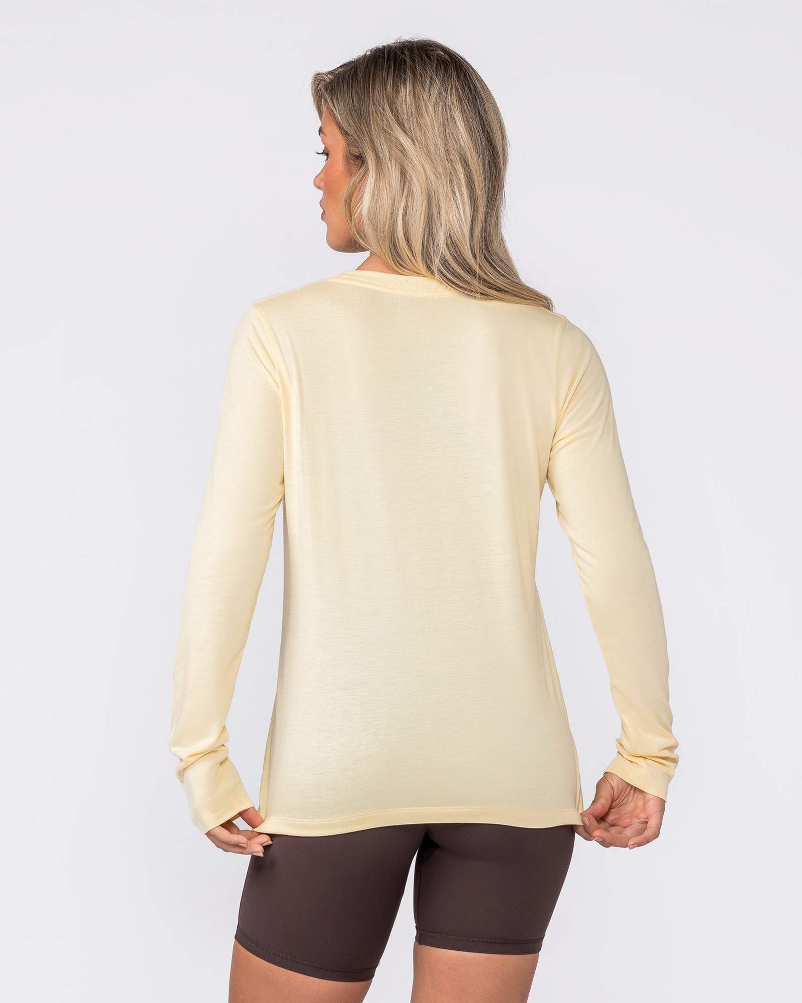Routine Long Sleeve Top - Panna Cotta
