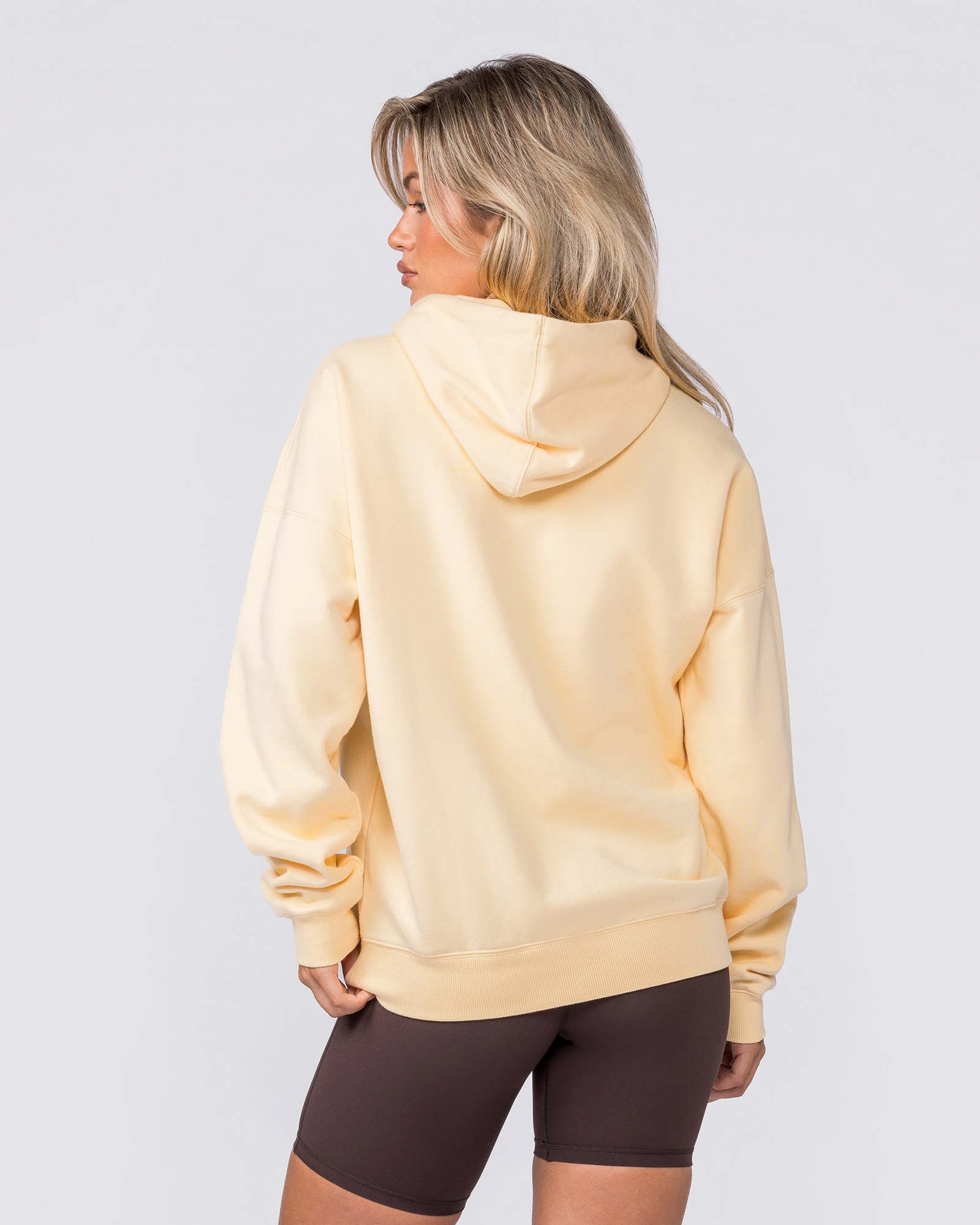 Routine Zip Through Hoodie - Panna Cotta