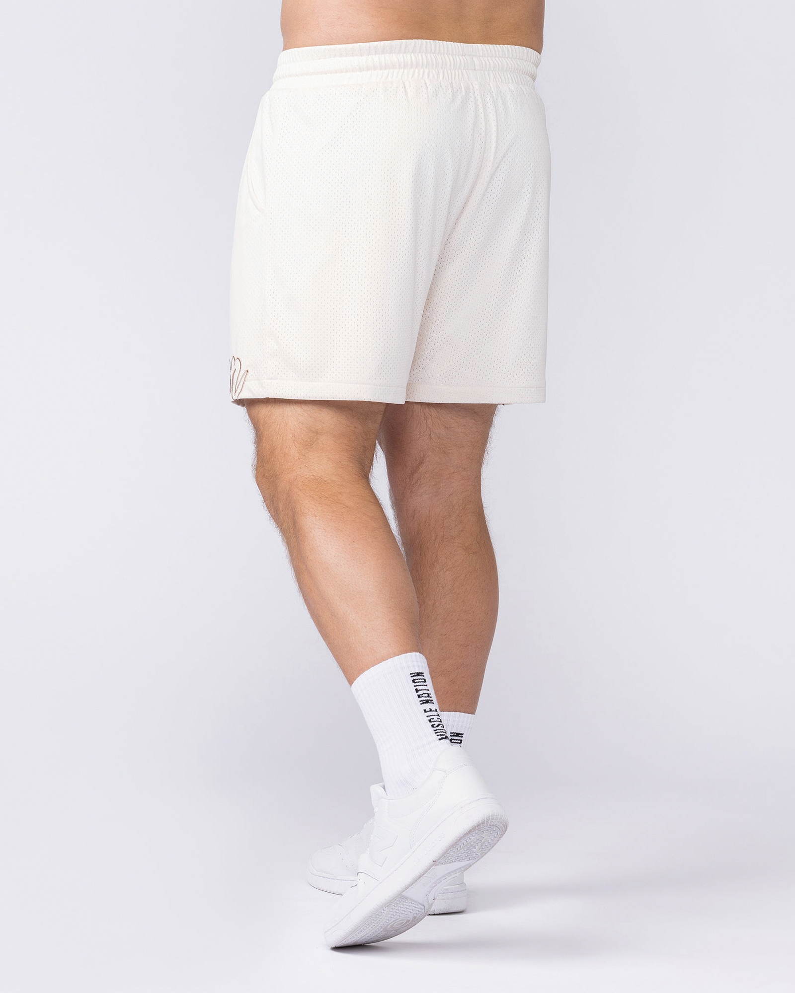 Script Lay Up 4" Shorts - Travertine