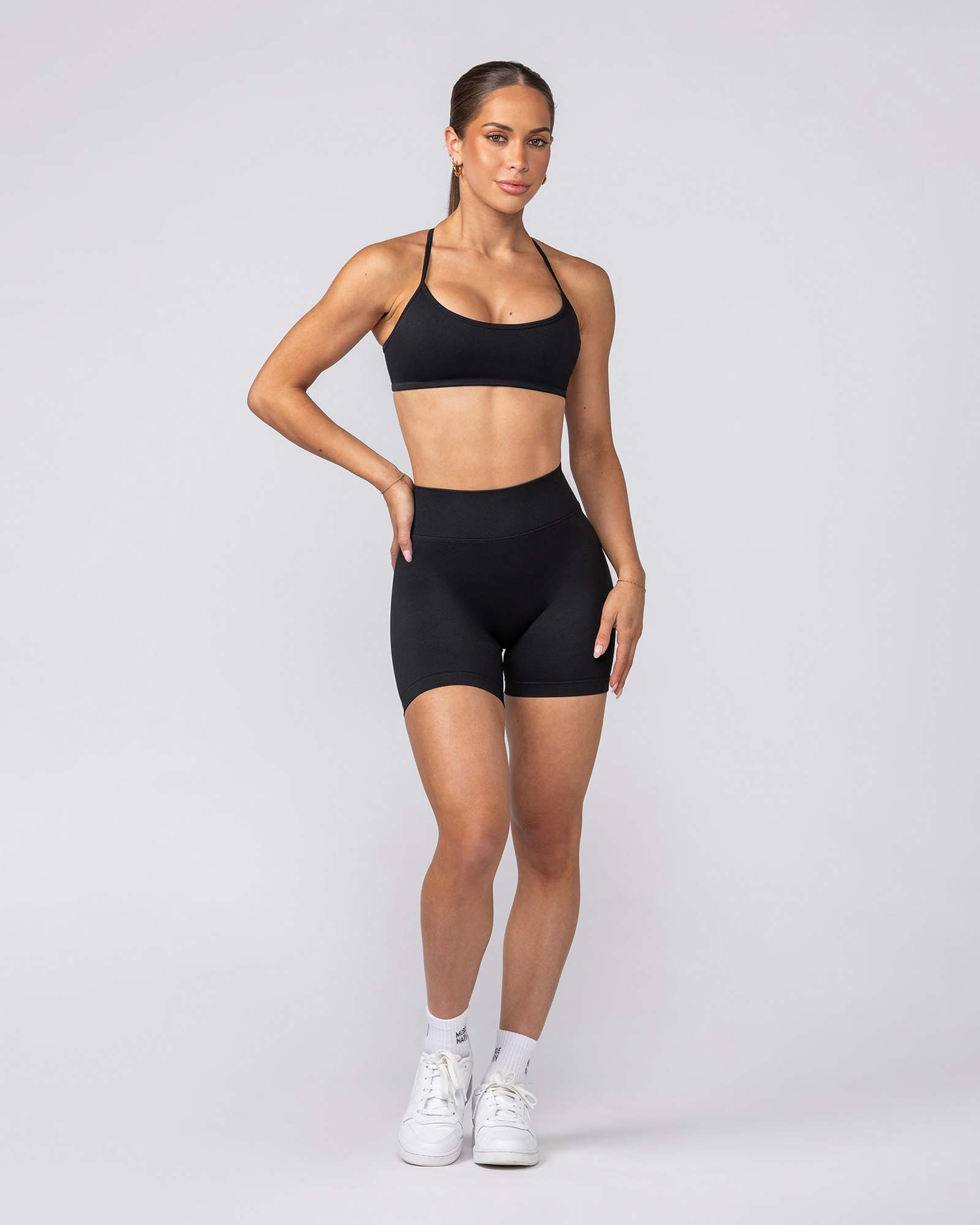 Sculpt Seamless Midway Shorts - Black