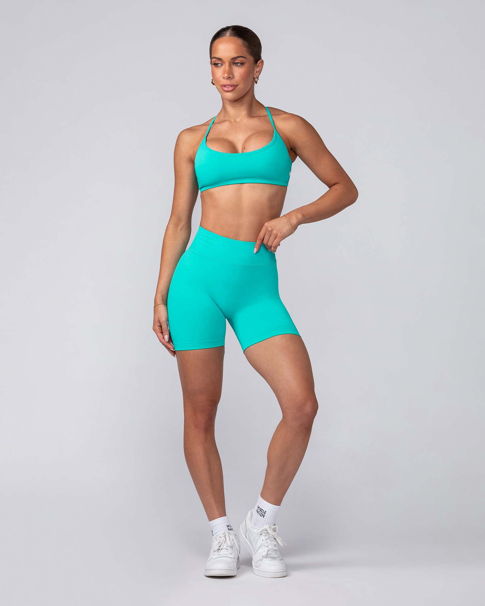 Sculpt Seamless Bralette - Cyan