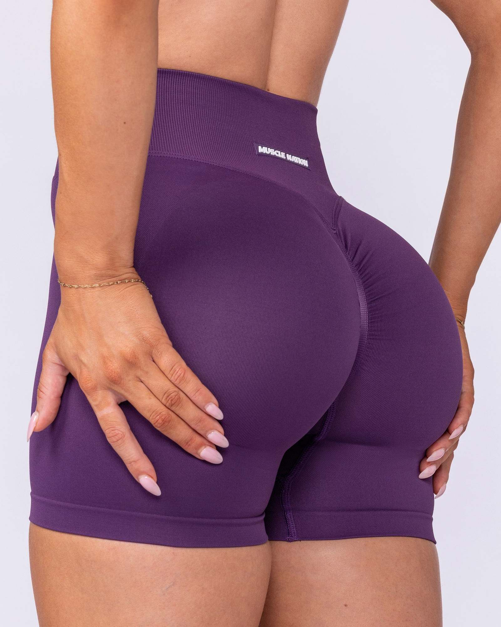 Sculpt Seamless Midway Shorts - Nightshade