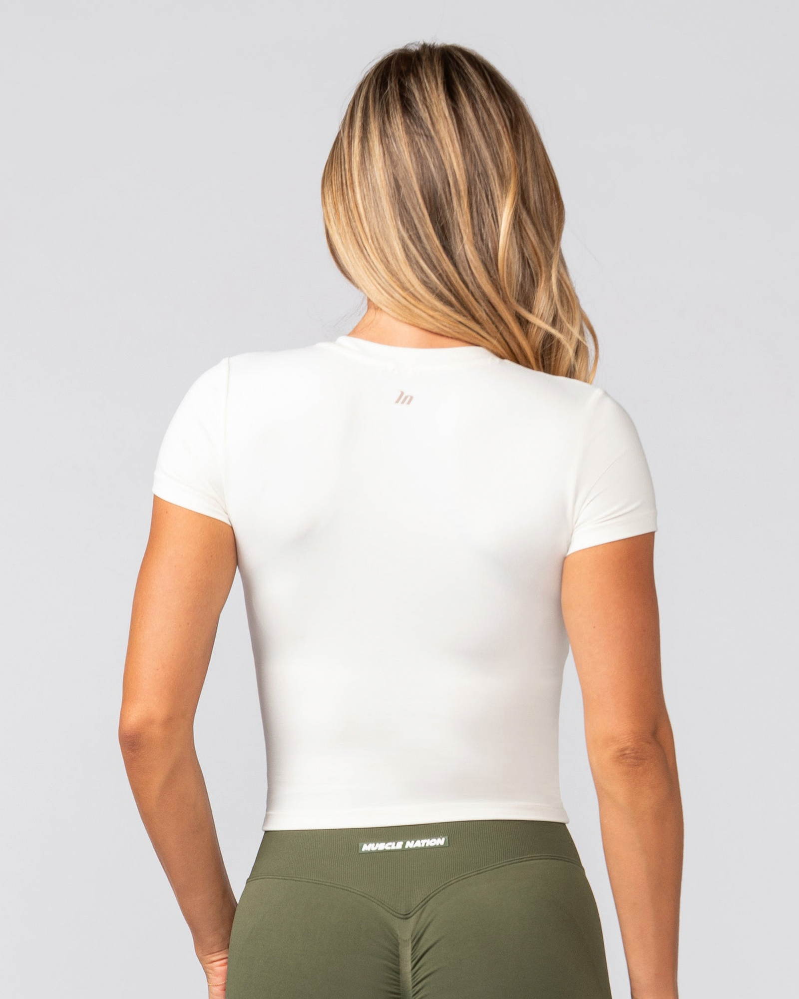 Essential Cropped Tee - Coconut