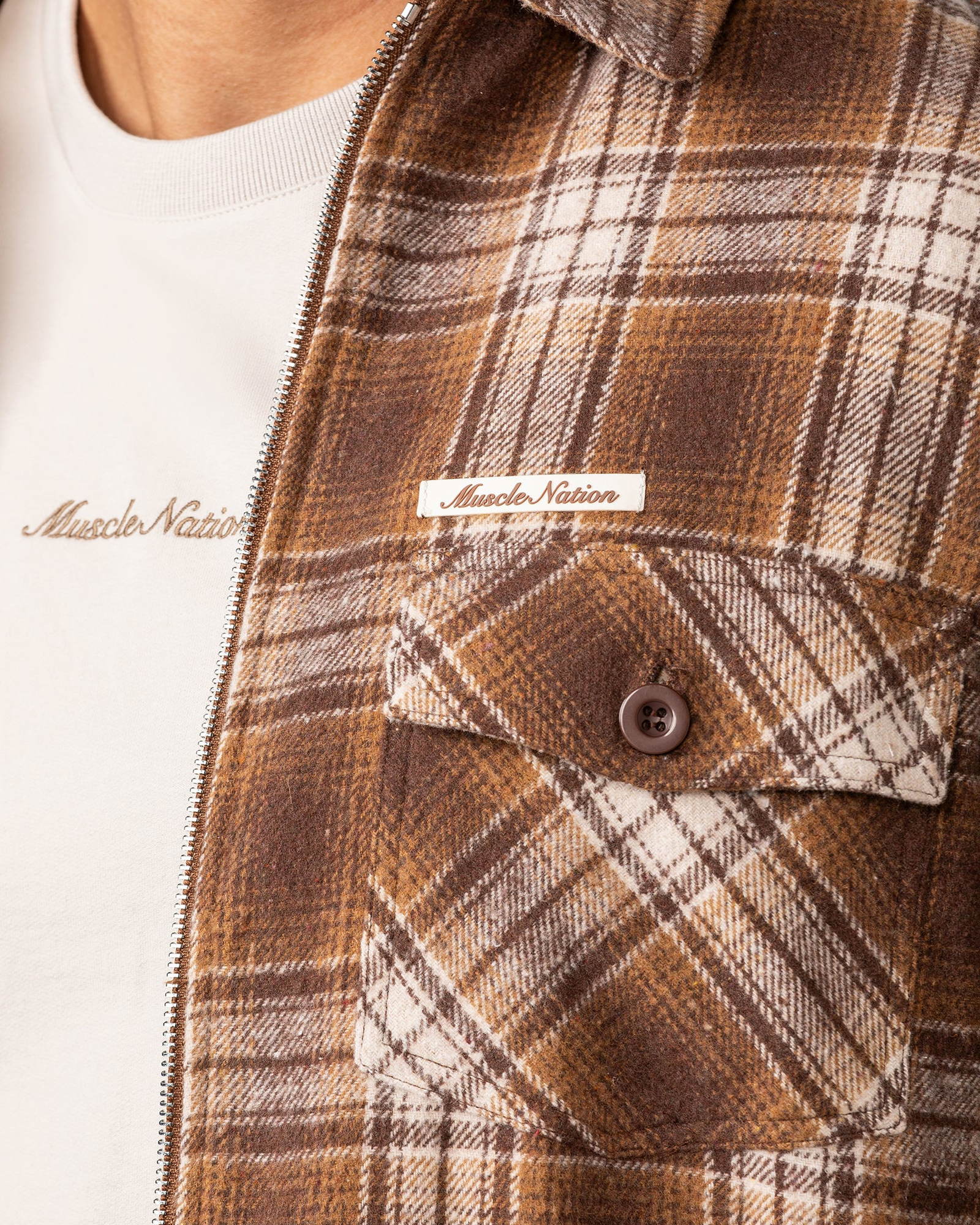Oversized Shacket - Plaid