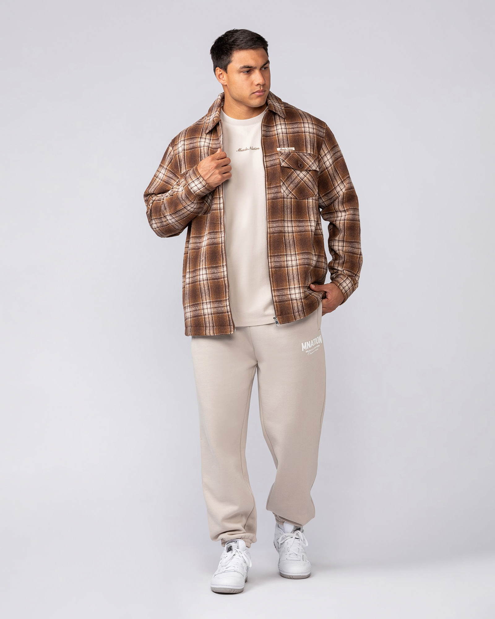 Oversized Shacket - Plaid
