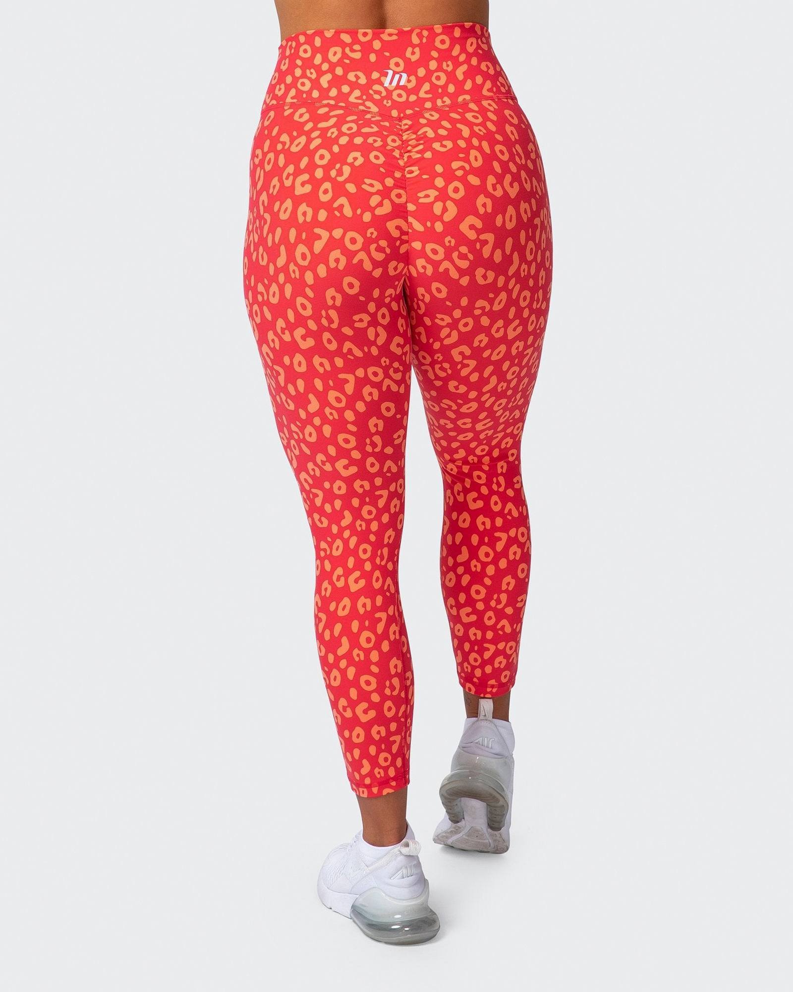 Signature Scrunch 7/8 Leggings - Vibrant Cheetah Print