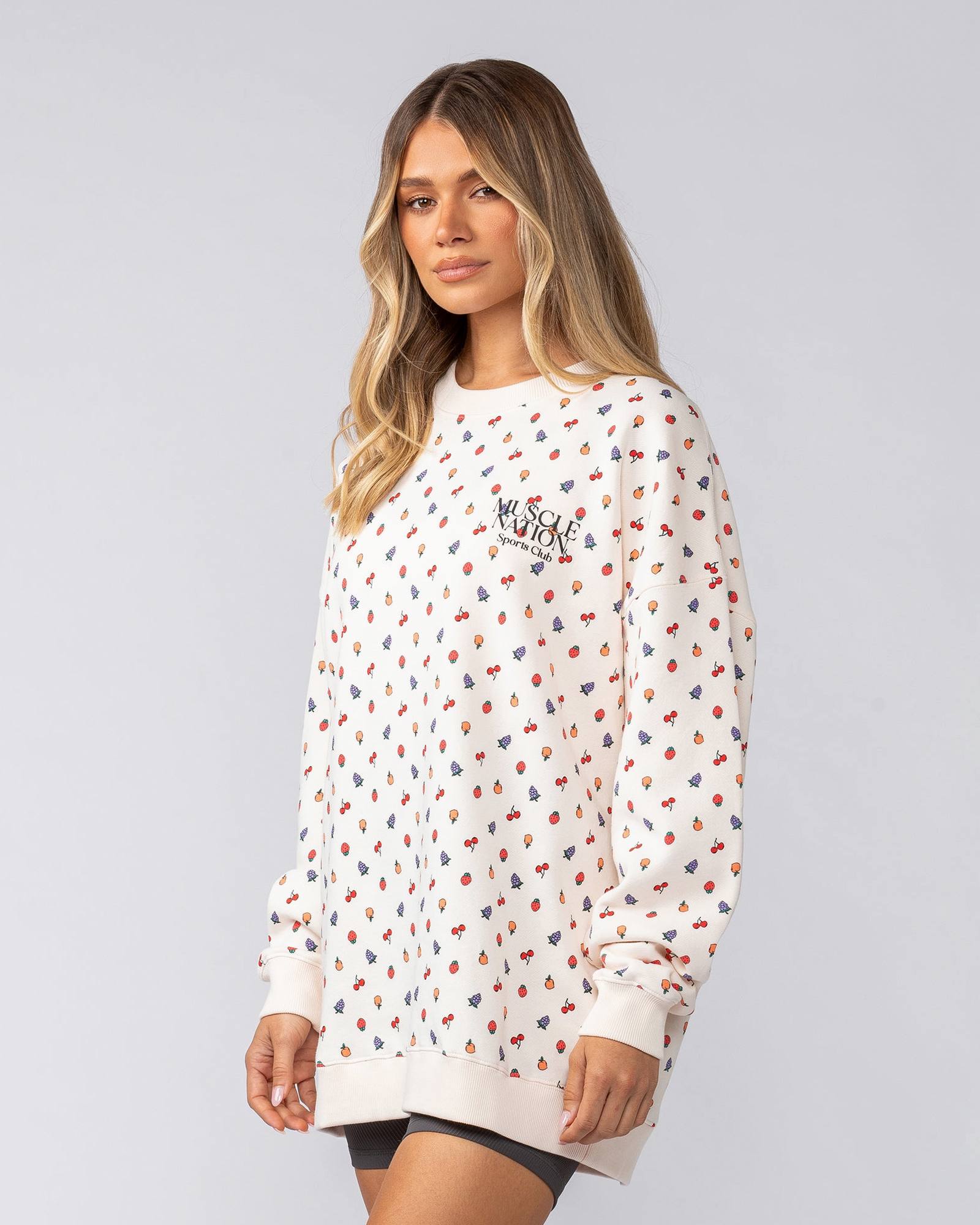 Smoothie Oversized Pullover - Smoothie Print