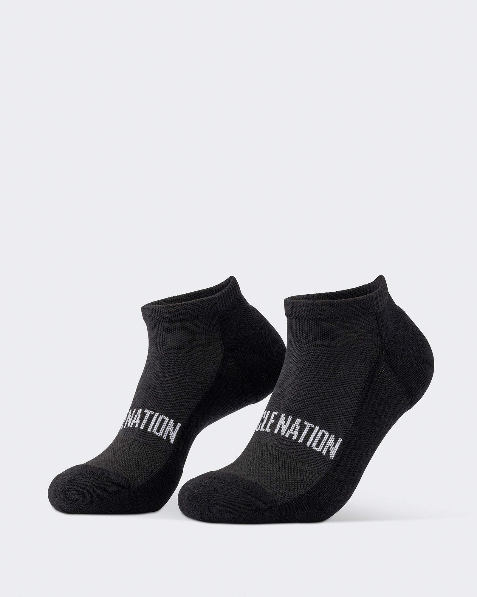 Mens Ankle Socks (2X Pack) - Black