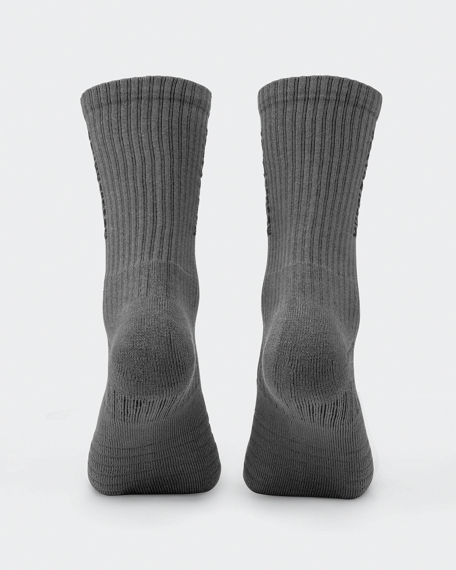 Mens Linear Crew Sock (2x Pack) - Charcoal