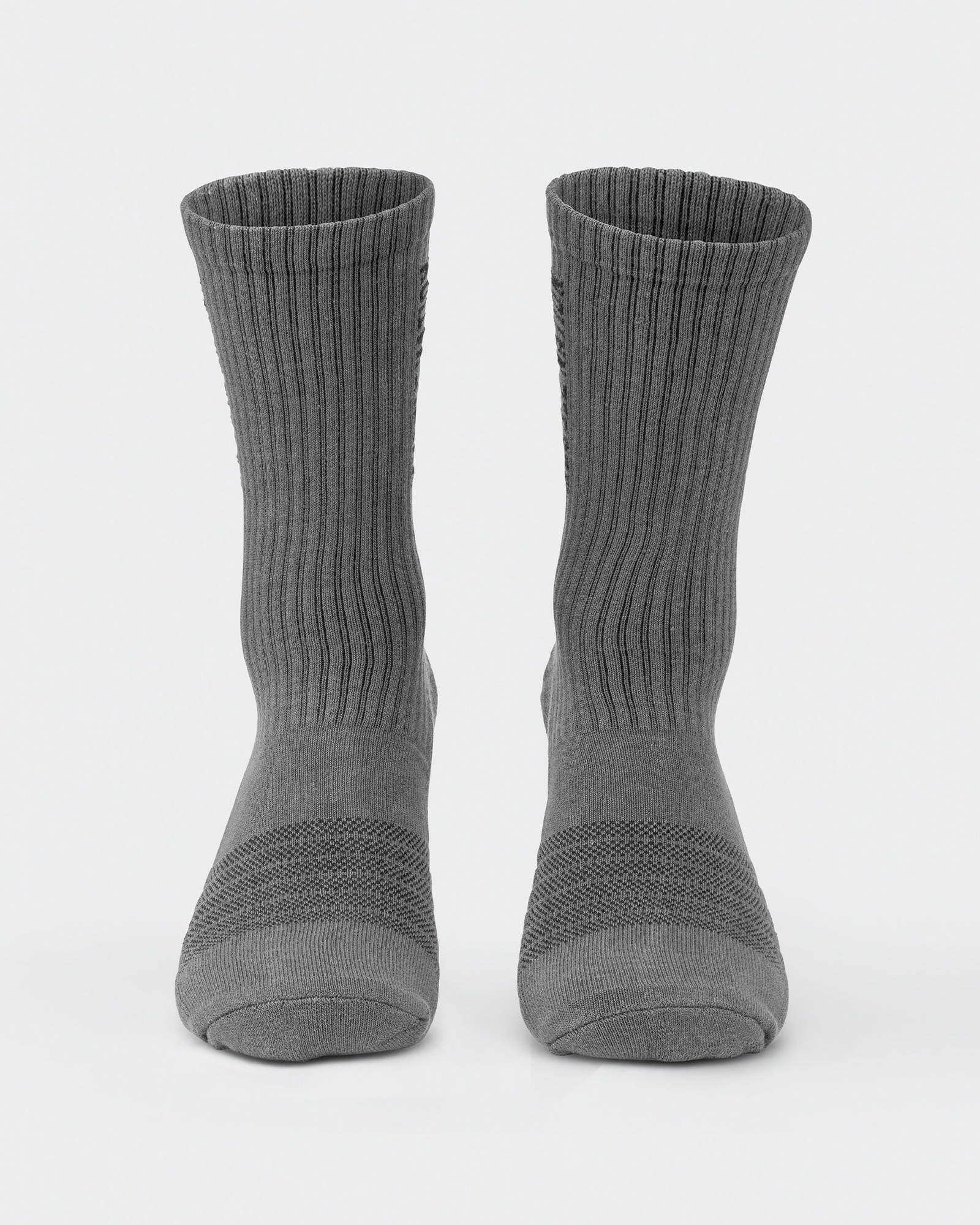 Mens Linear Crew Sock (2x Pack) - Charcoal