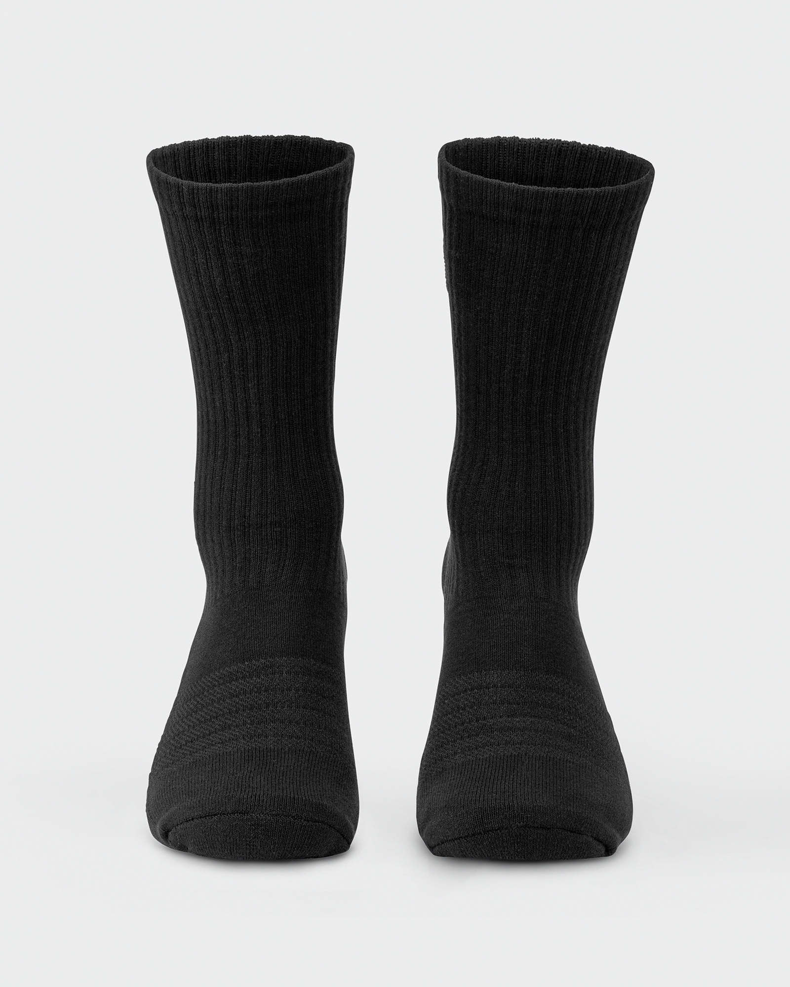 Mens Varsity Crew Sock (2x Pack) - Black