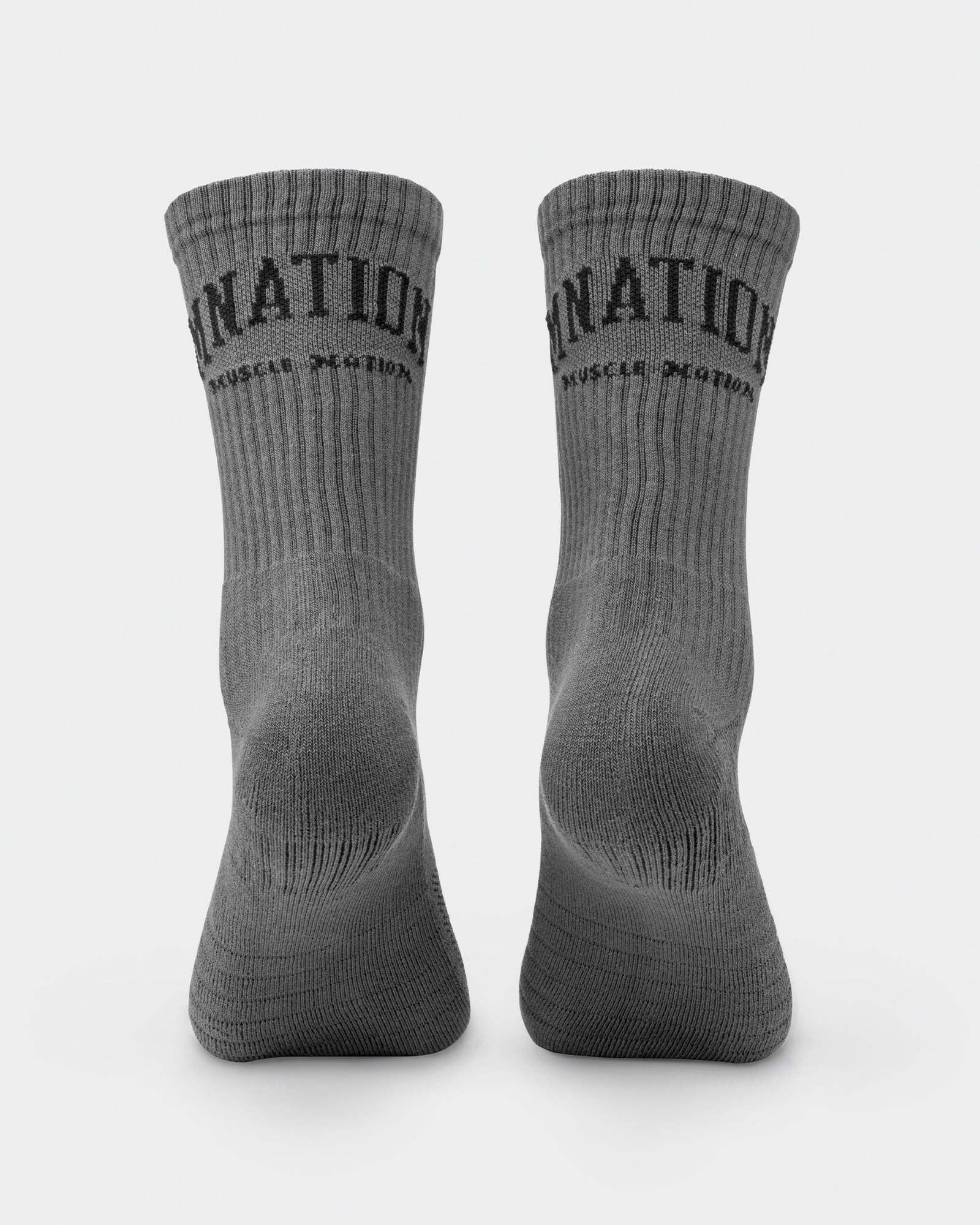 Mens Varsity Crew Sock (2x Pack) - Charcoal