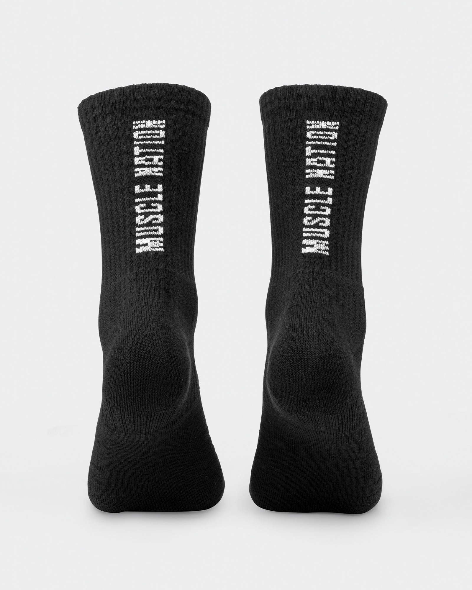 Mens Trainer Crew Sock (2x Pack) - Black