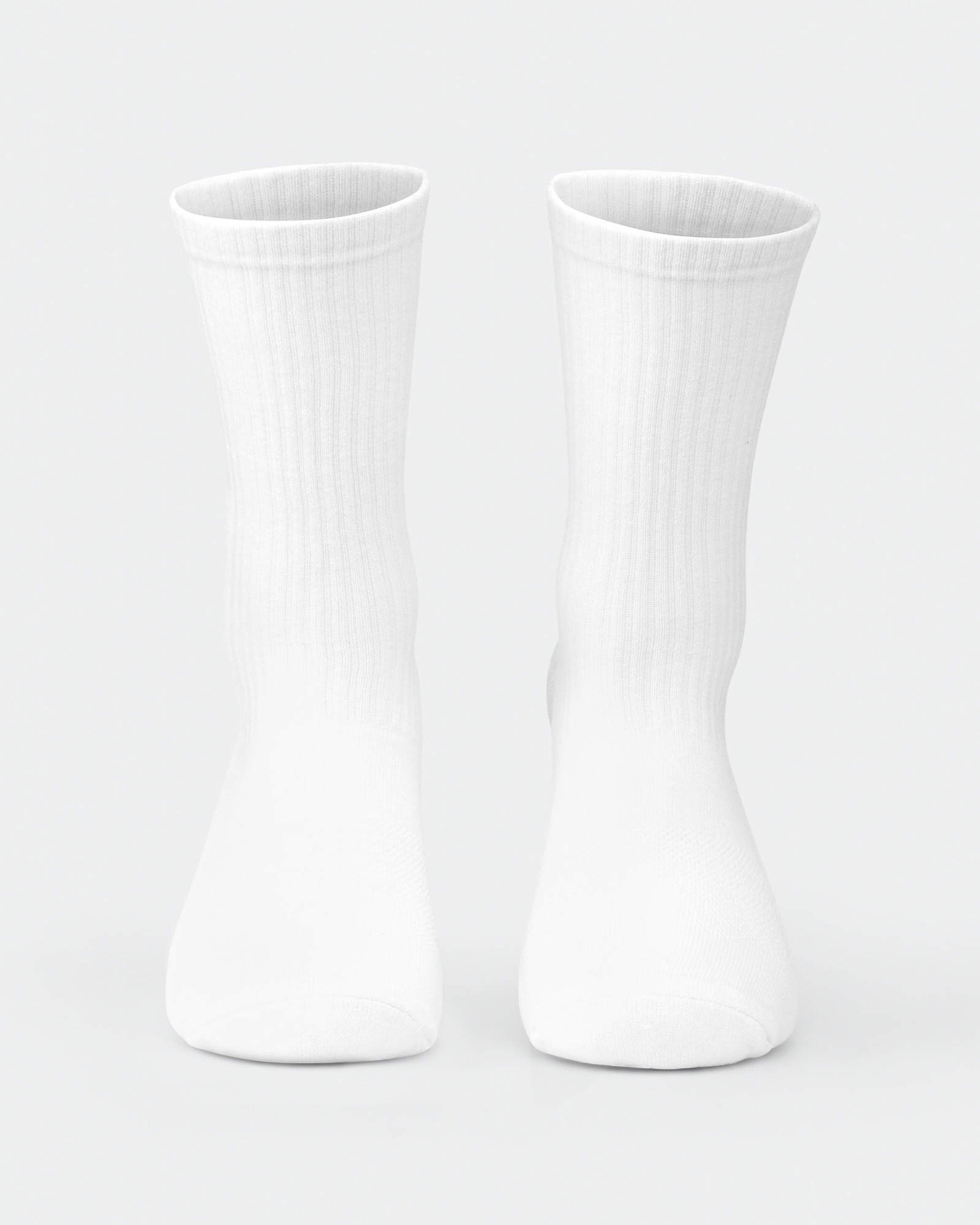 Mens Trainer Crew Sock (2x Pack) - White