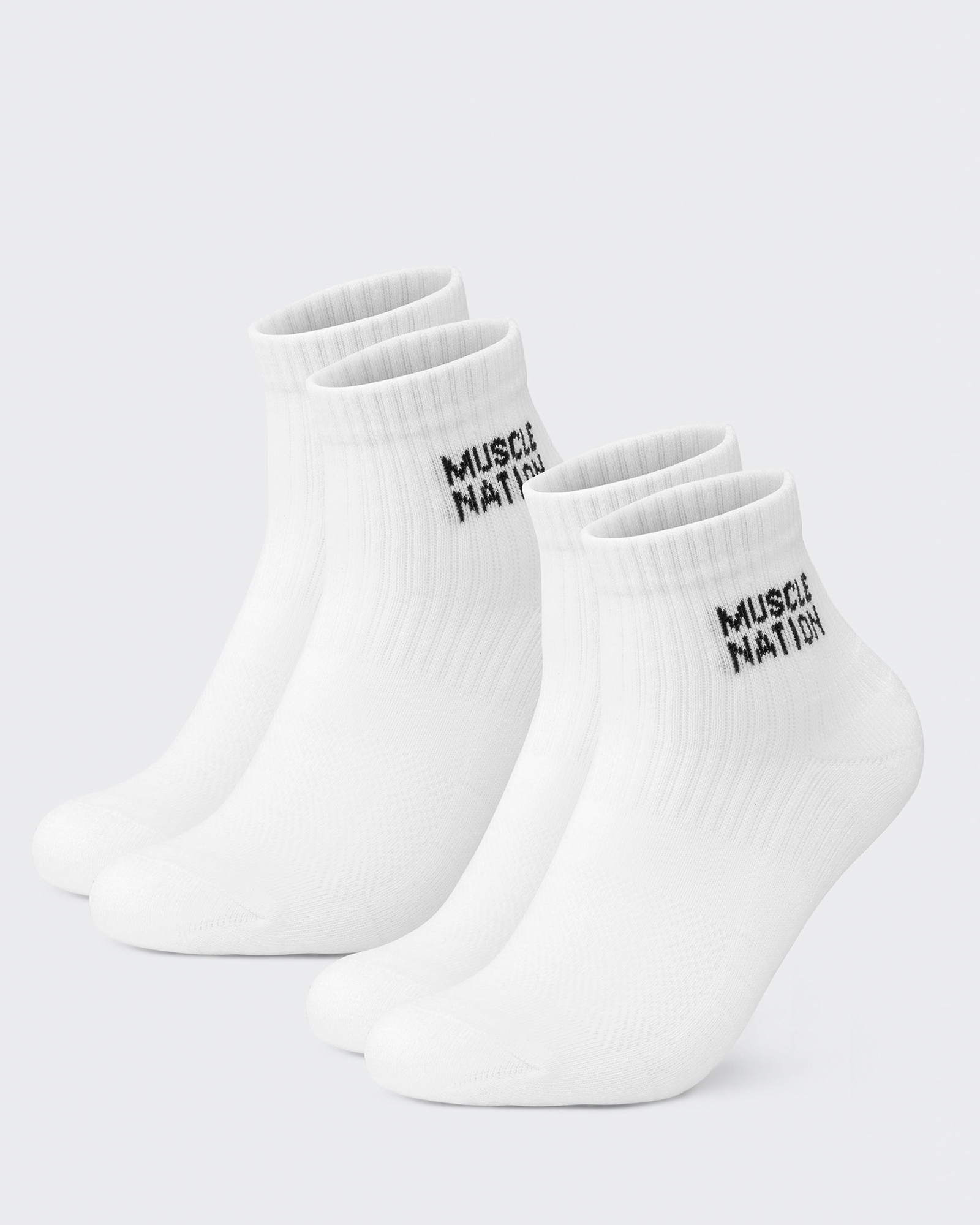 Womens 1/4 Crew Sock (2x Pack)