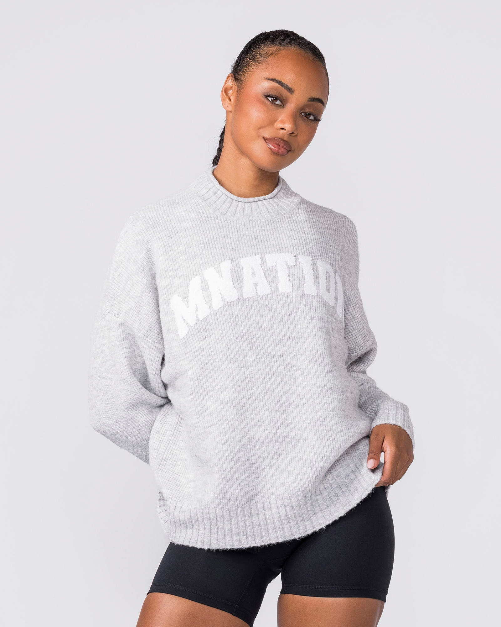 Sorority Knit - Snow Grey Marl