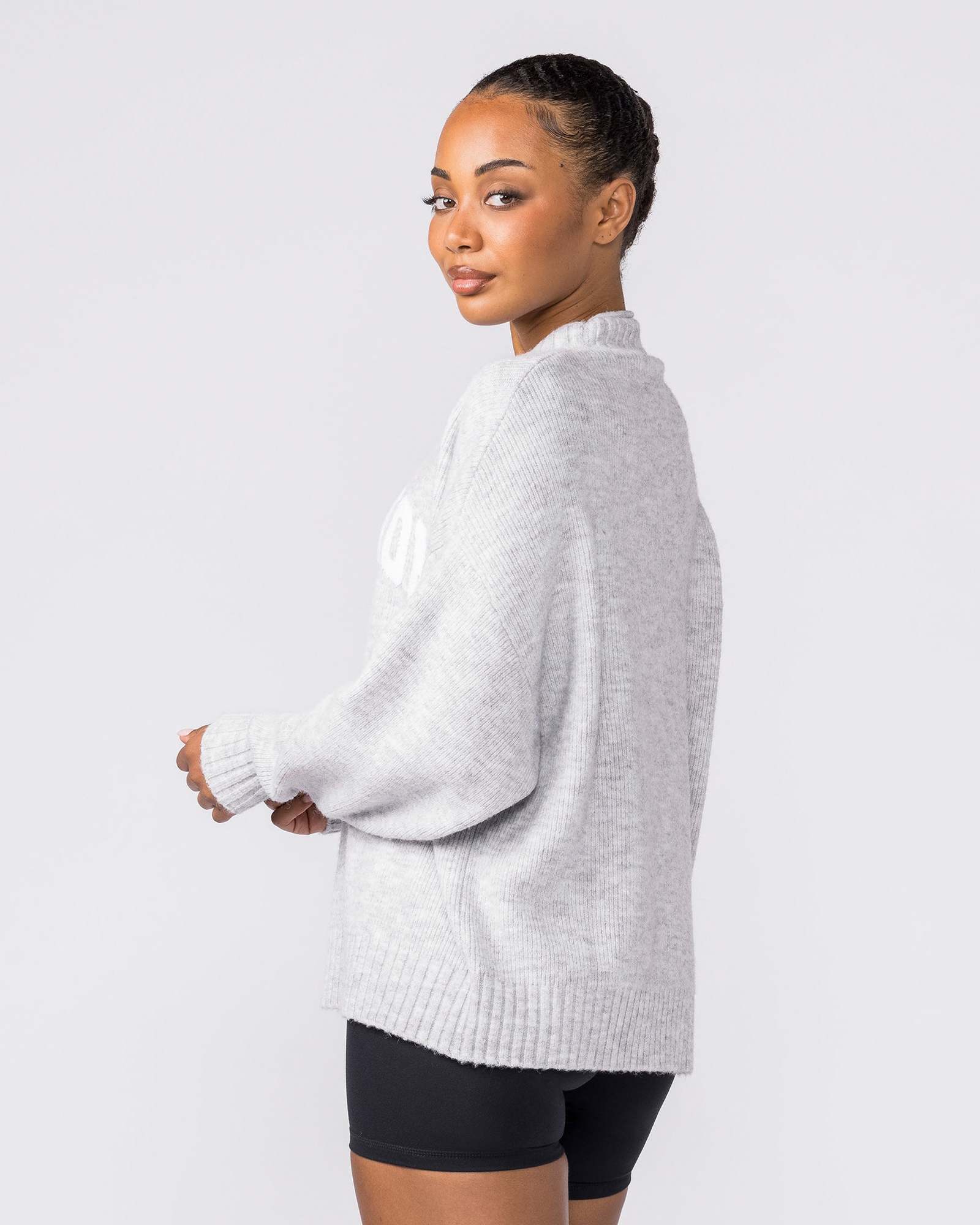 Sorority Knit - Snow Grey Marl