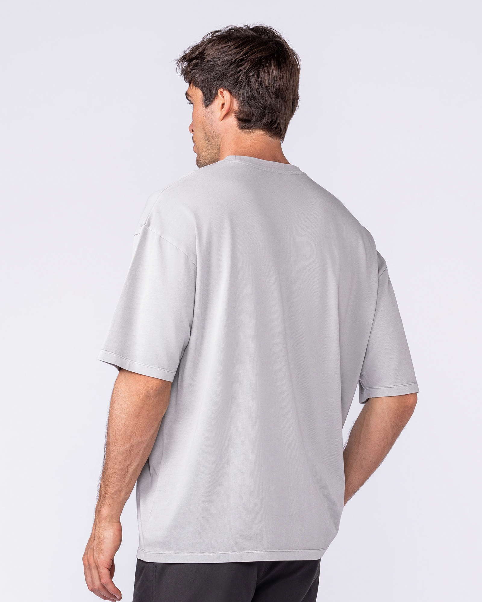 Spartan Oversized Vintage Tee - Washed Quiet Grey