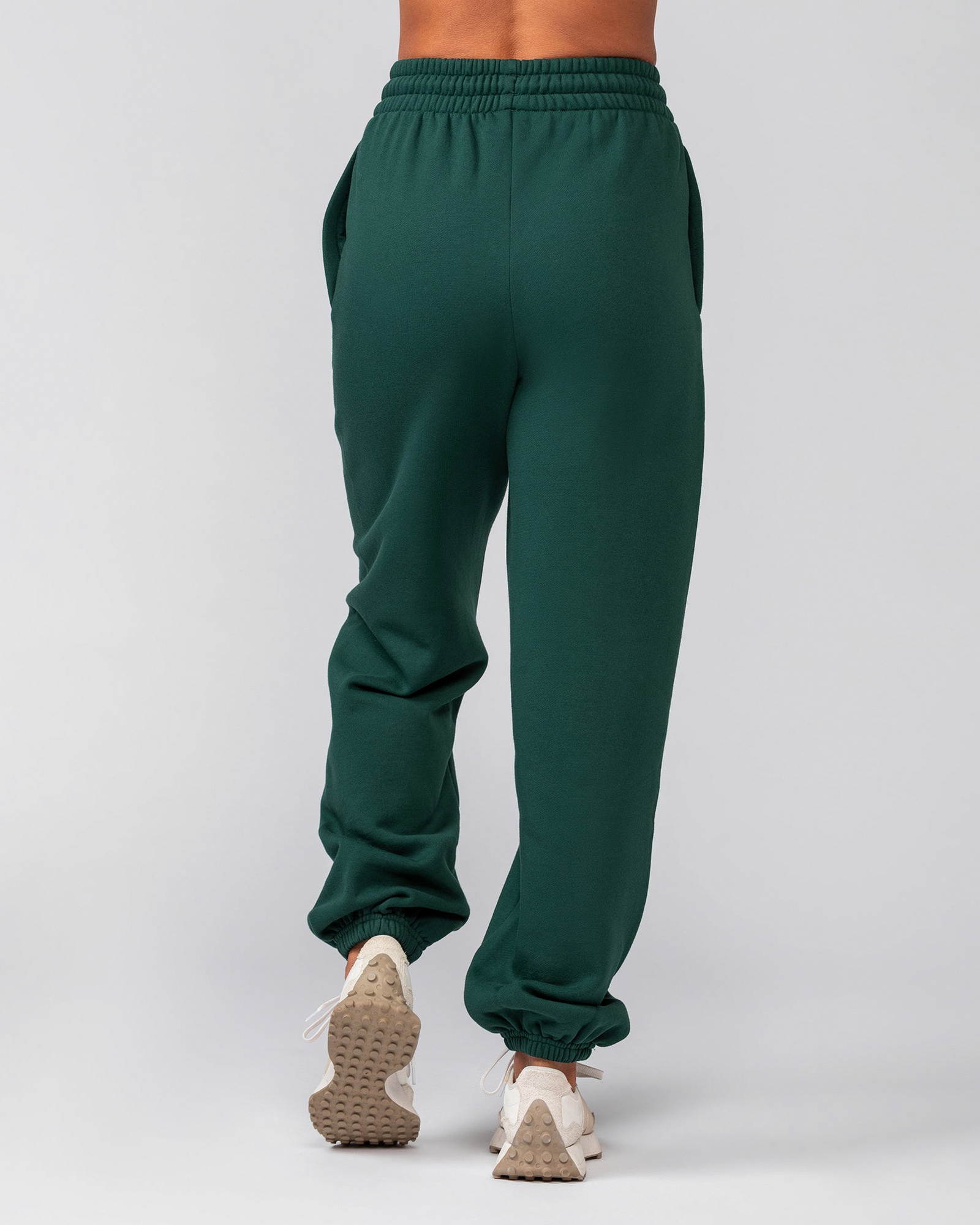 Sports Mode Slouchy Trackies - Evergreen