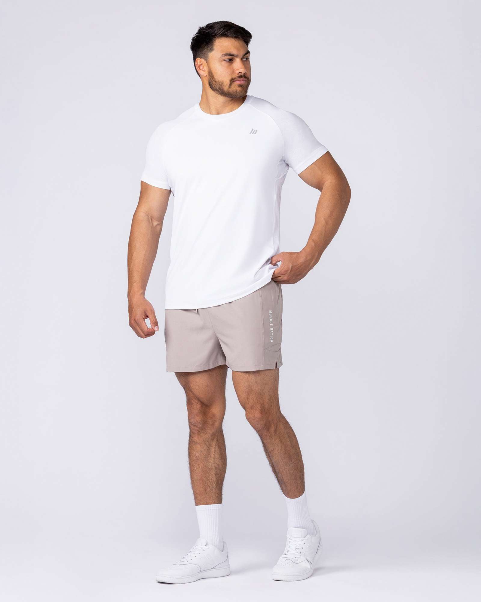 Streamline Training 3" Shorts - Sandstorm