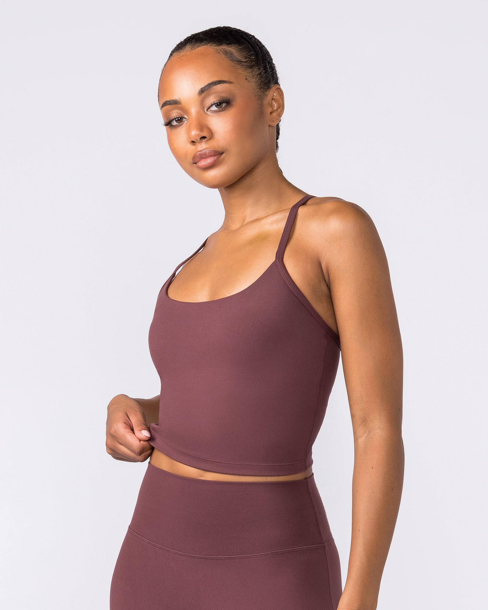 Stride Bra Tank - Rocky Road