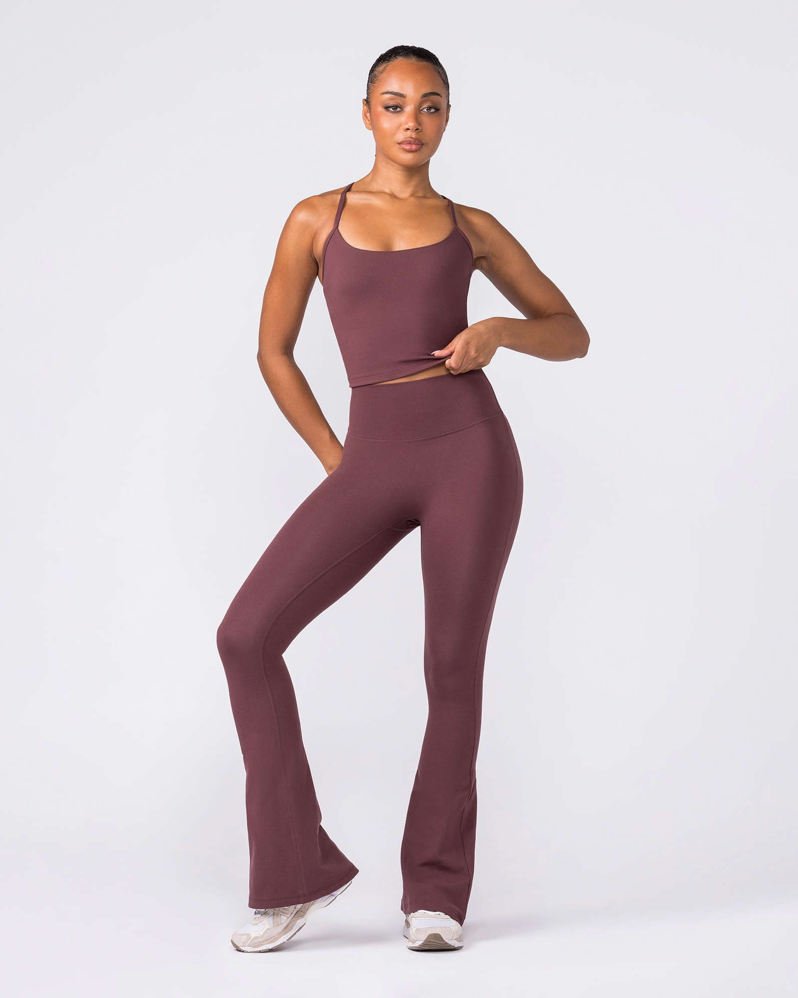 Stride Bra Tank - Rocky Road