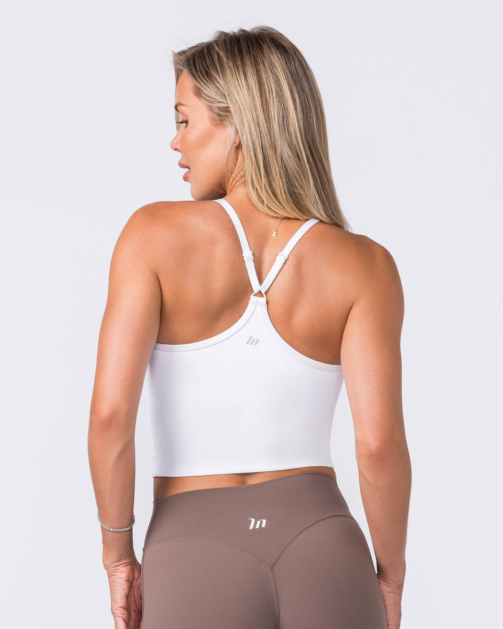 Stride Bra Tank - White