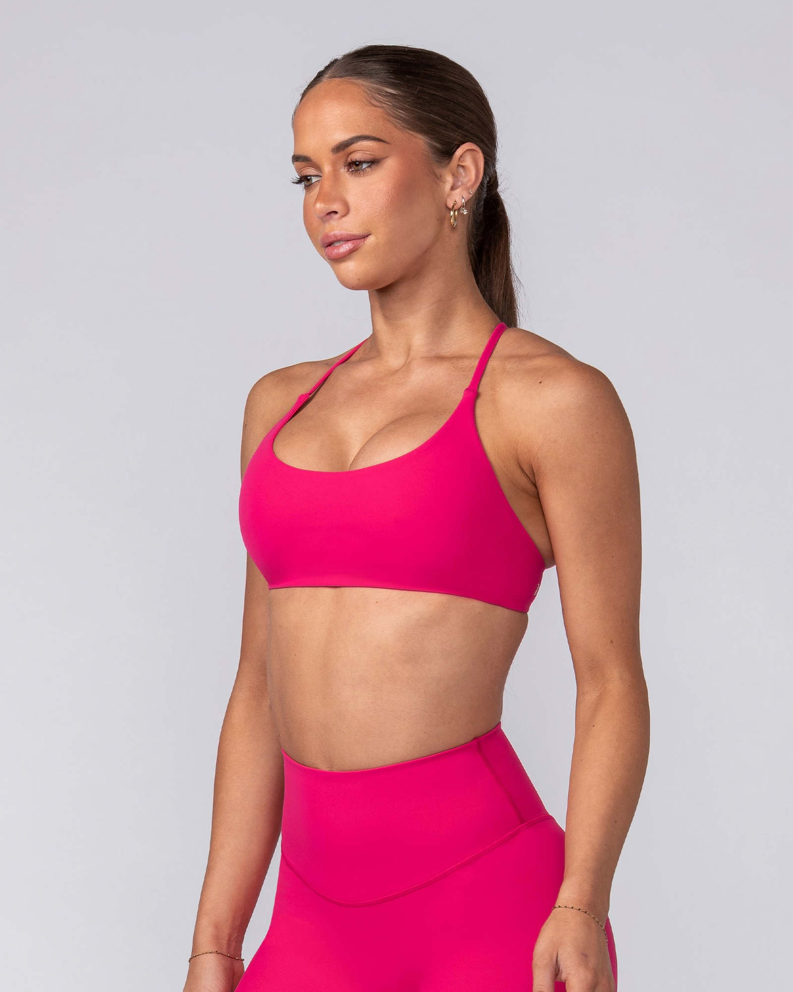 Strike Aura Bralette - Cherry Crimson