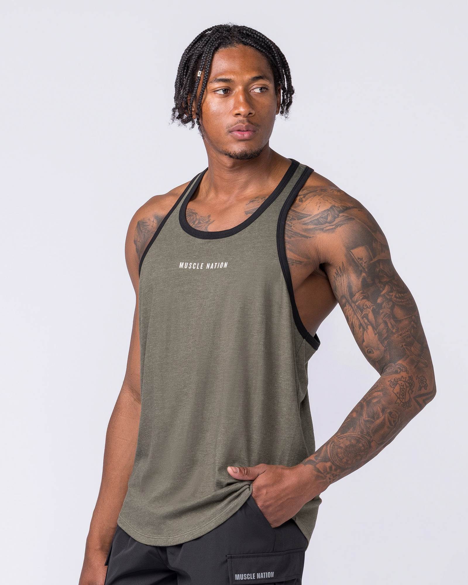 Dark Khaki Marl